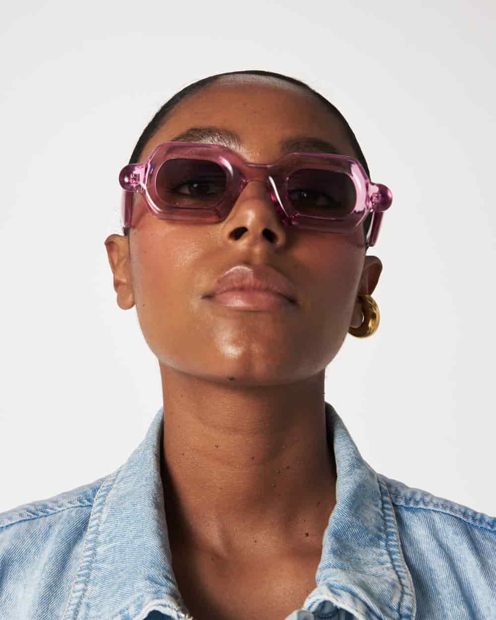 BUBBLE SQUARE GAFAS PINK - miniatura 4