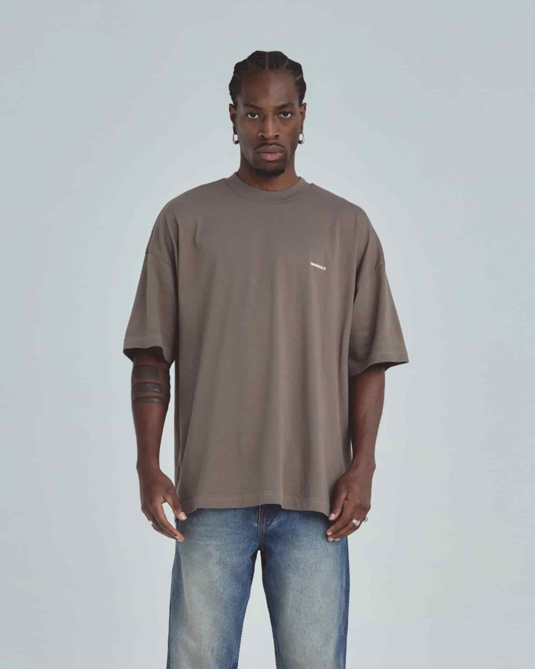 Line Basic Tshirt Brown - miniatura 2