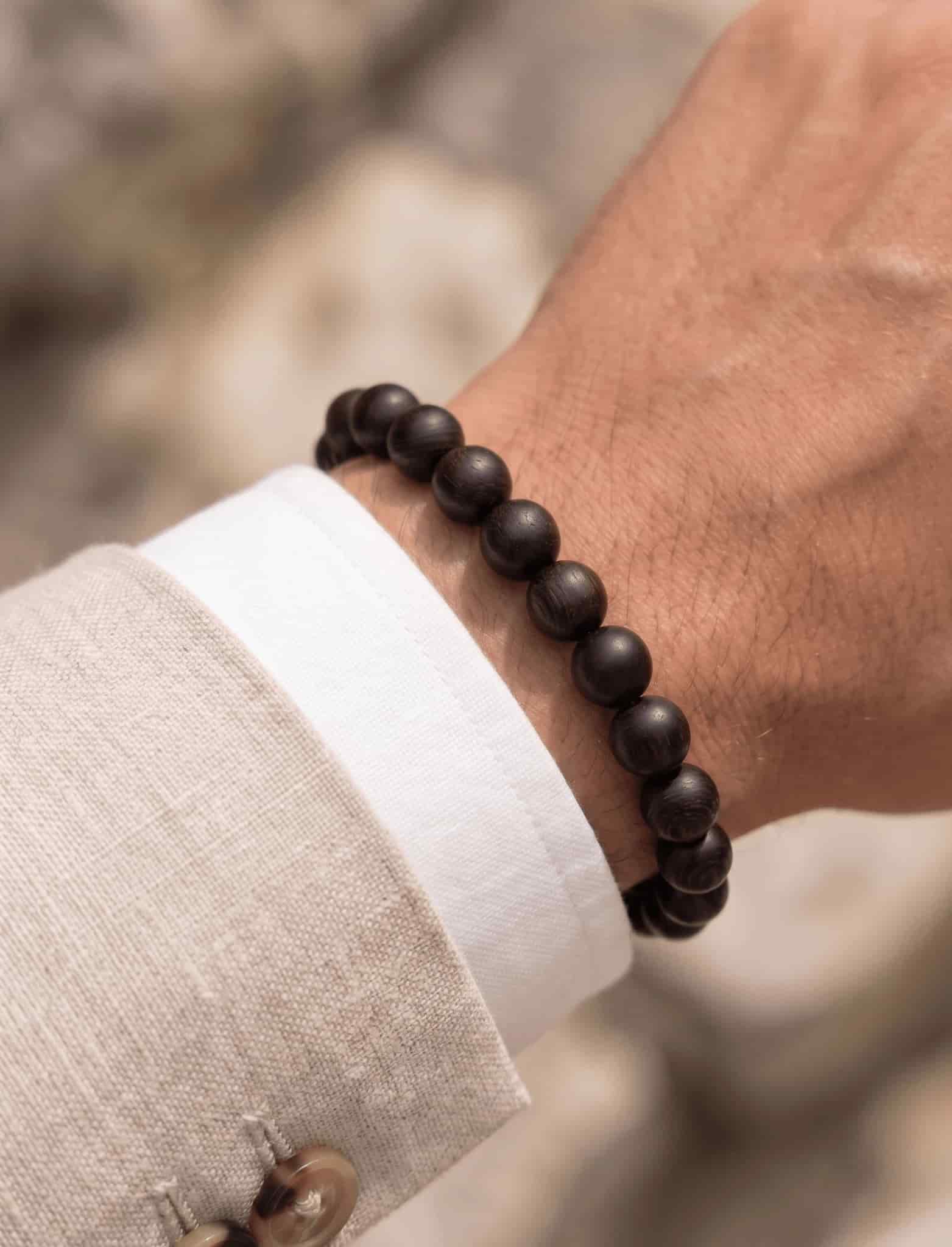Pulsera negra Js 063426019 - miniatura 2