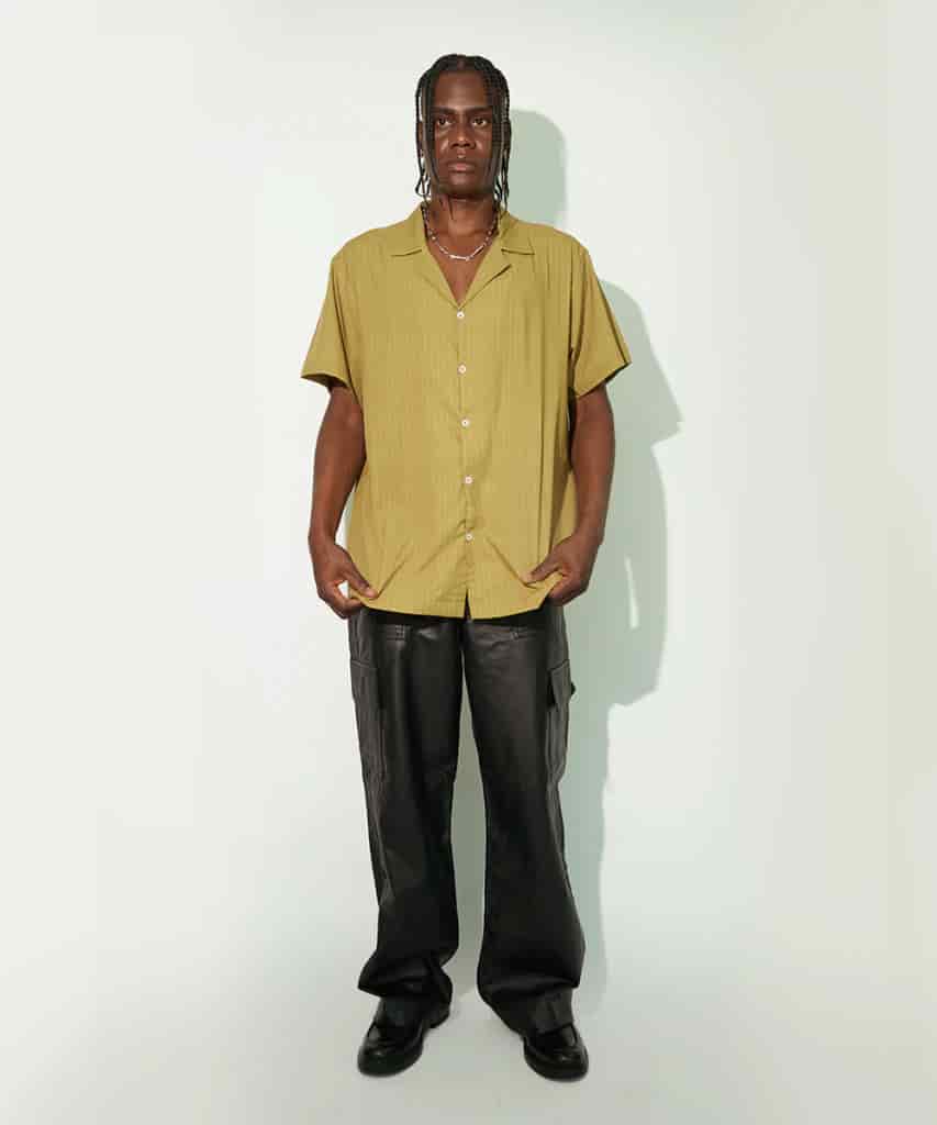 Camp Shirt in Green Pinstripe - miniatura 1