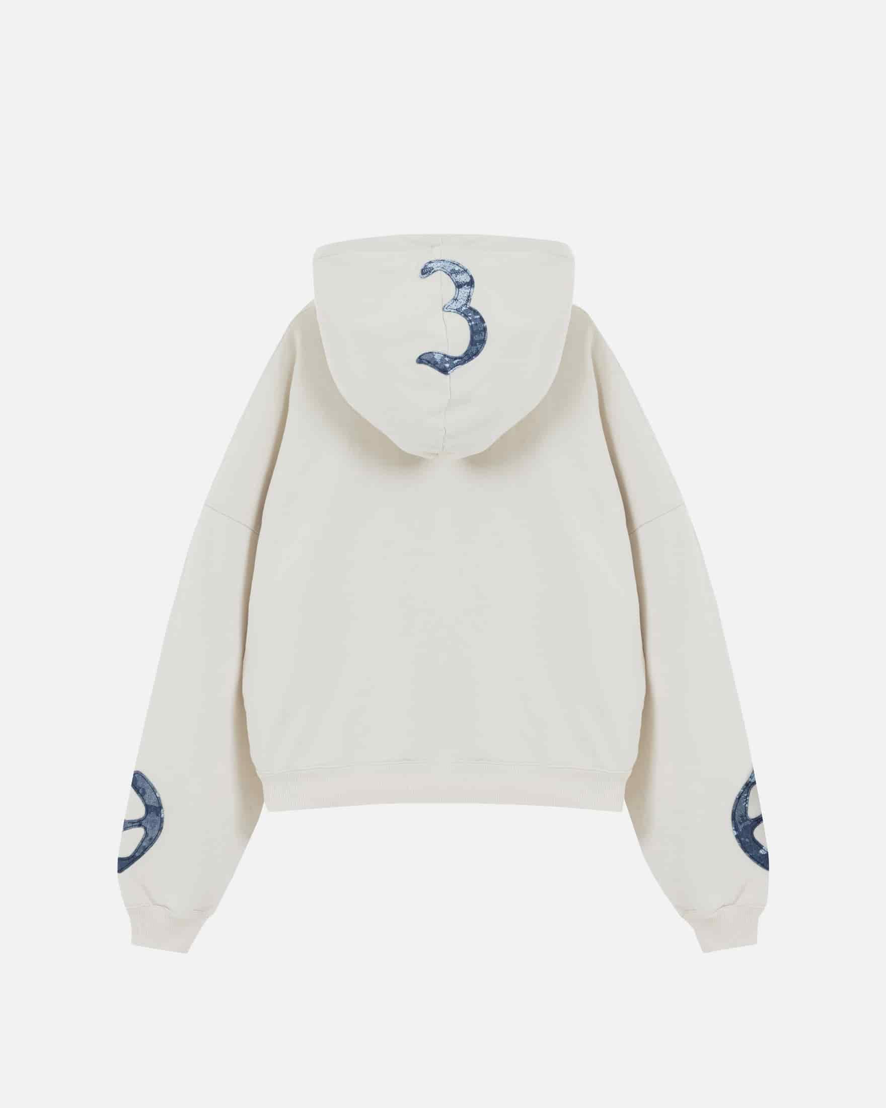Capsule 369 Boxy Fit Hoodie Cream - miniatura 3