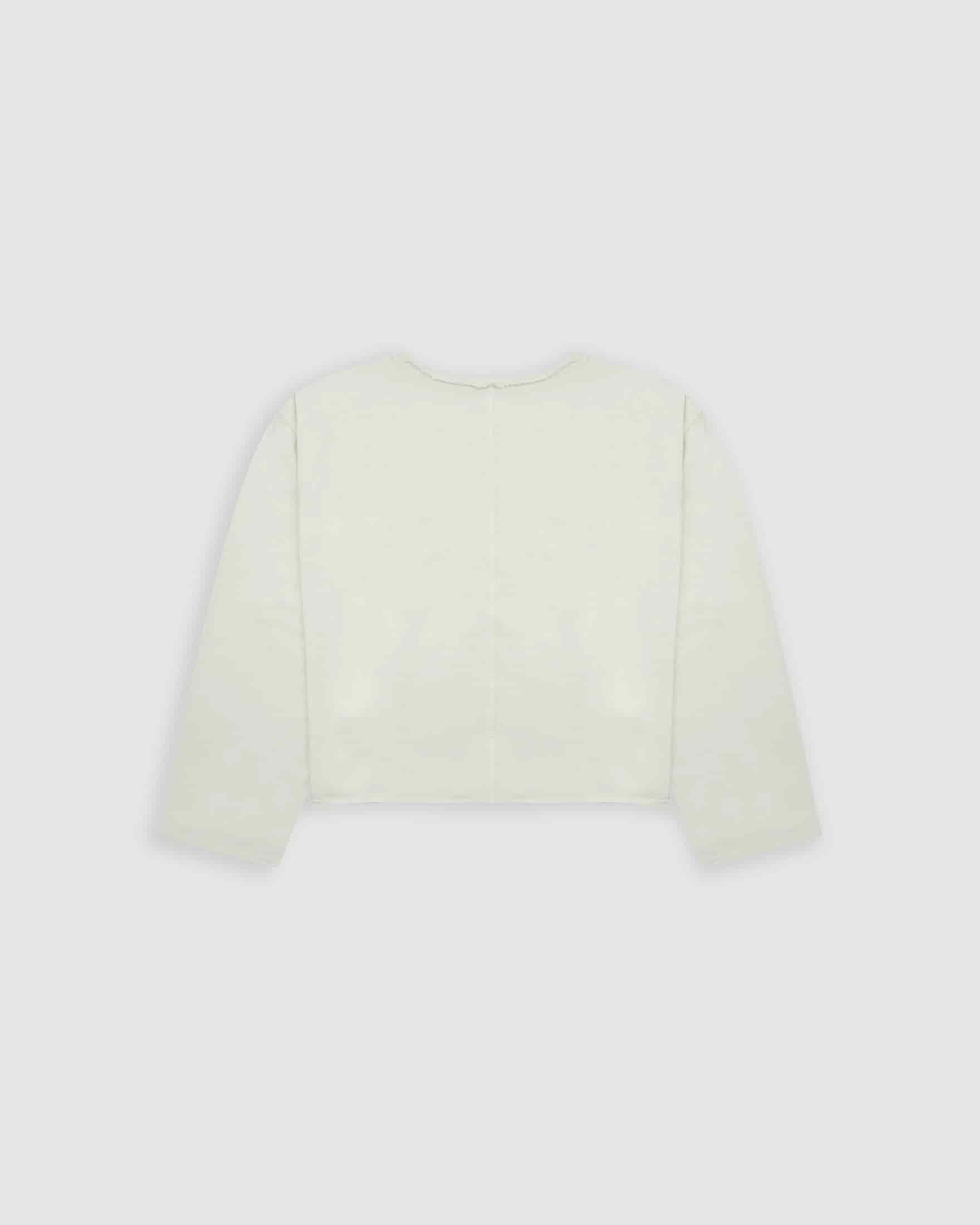 Long Sleeve Boxy T-Shirt – Off White - miniatura 6