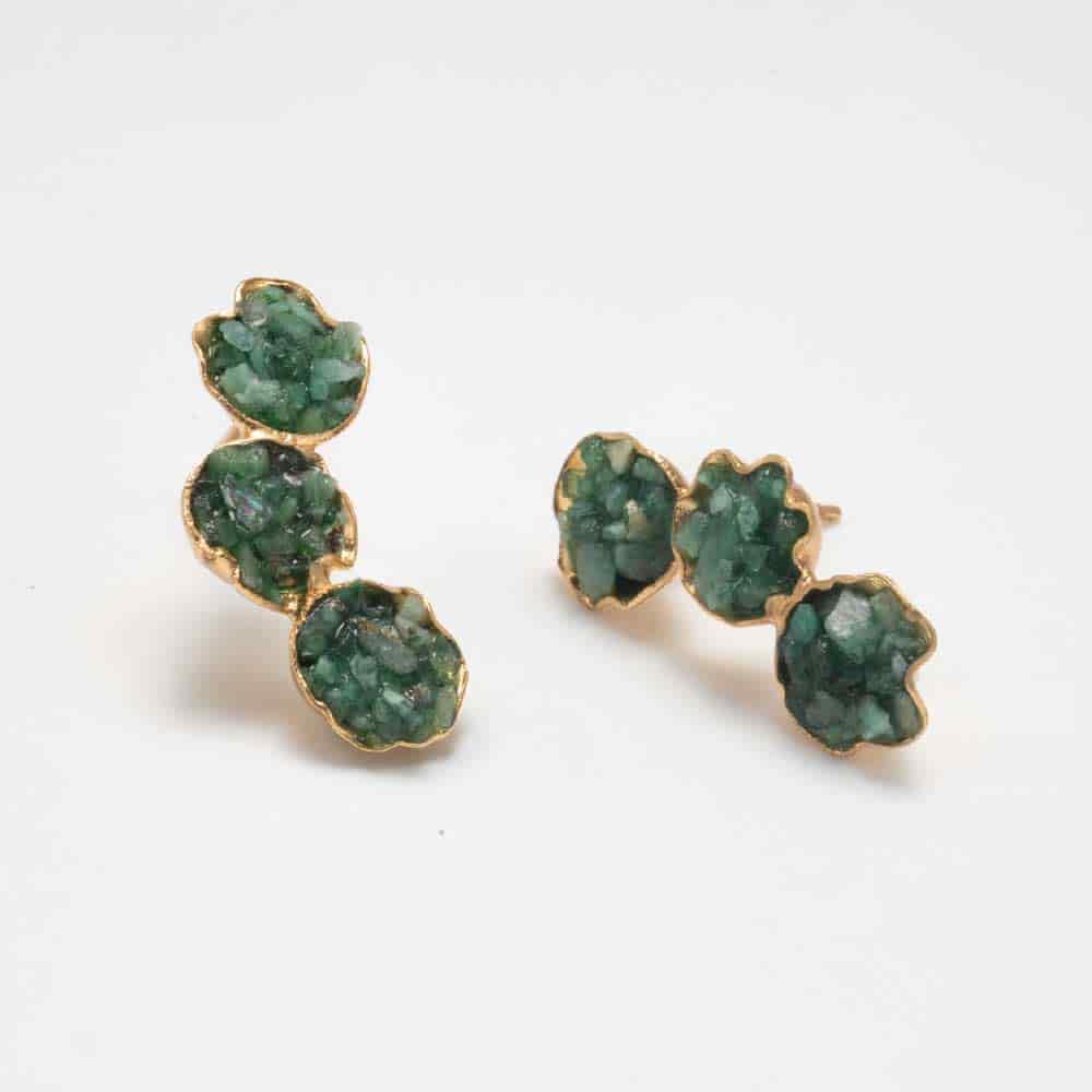 Aretes Topo Flores de Morrallas - miniatura 1