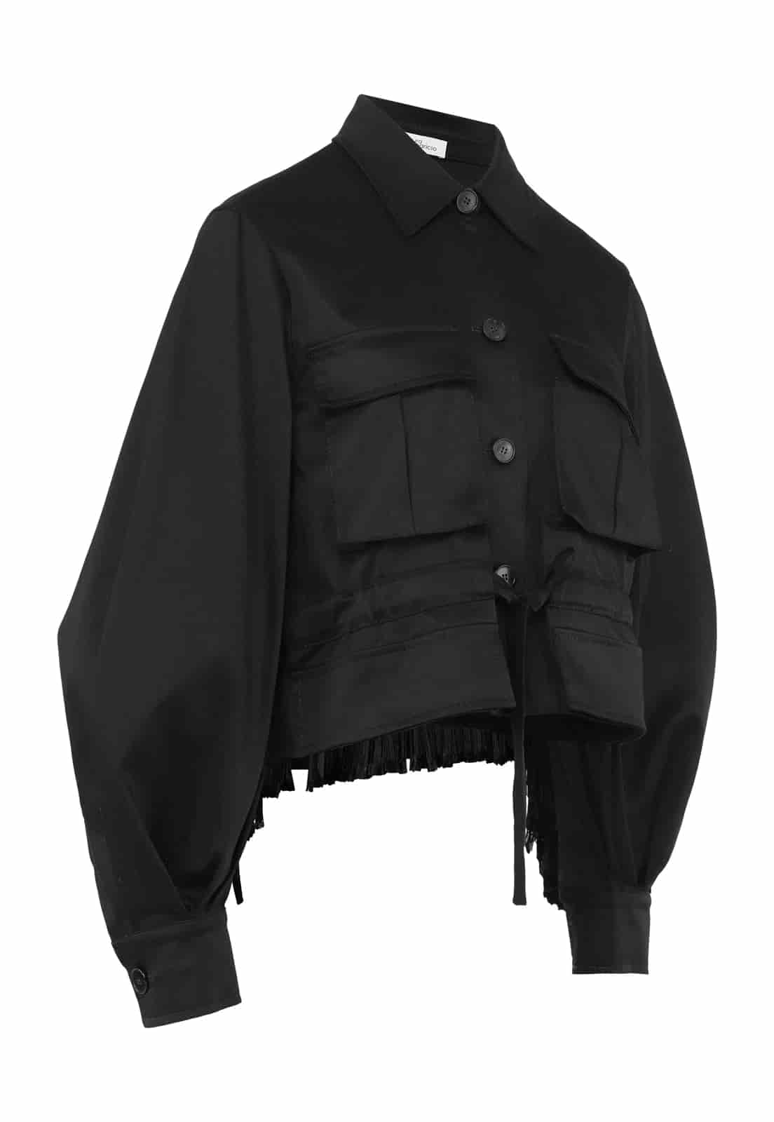 CHAQUETA SAHARIANA CON MACRAME - miniatura 3