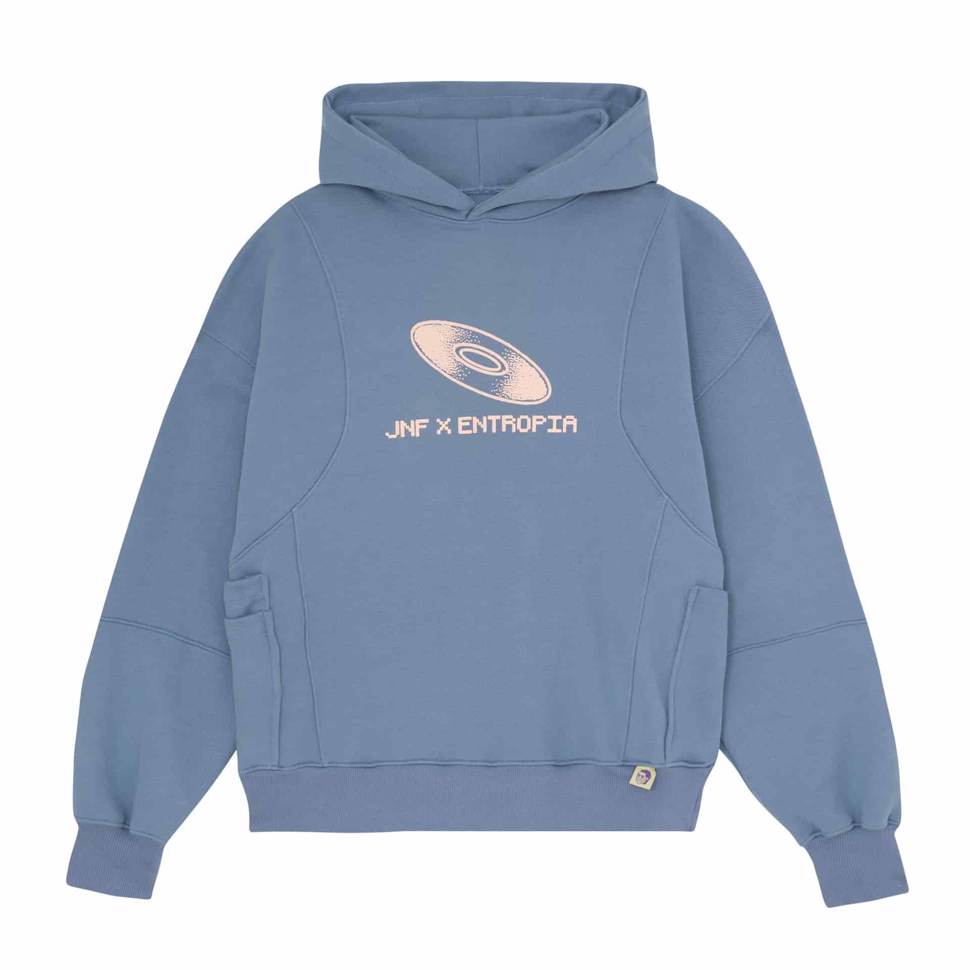 HOODIE JNF X ENTROPIA AZUL - miniatura 1