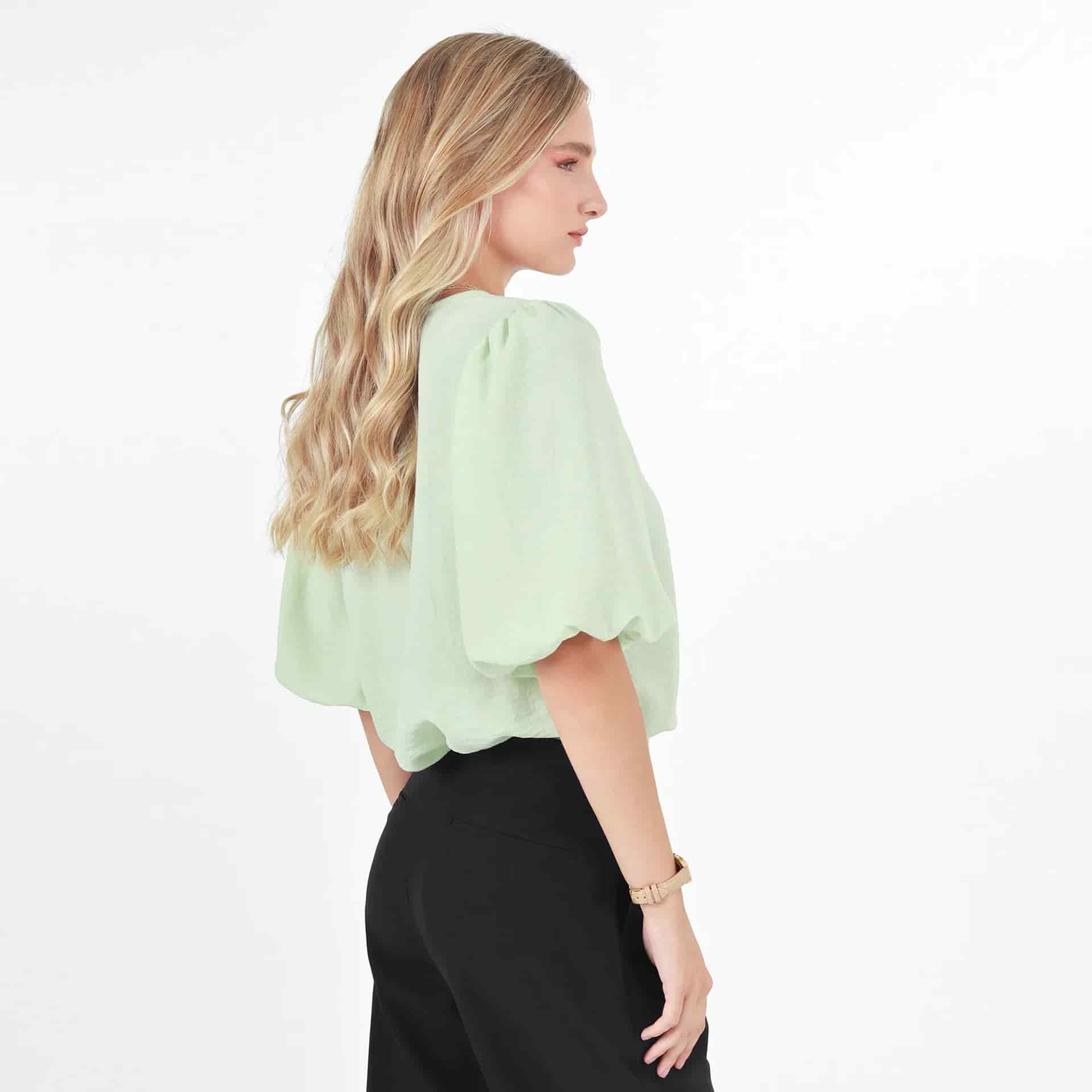 Blusa Cuello Redondo Manga 3Cuartos - miniatura 6