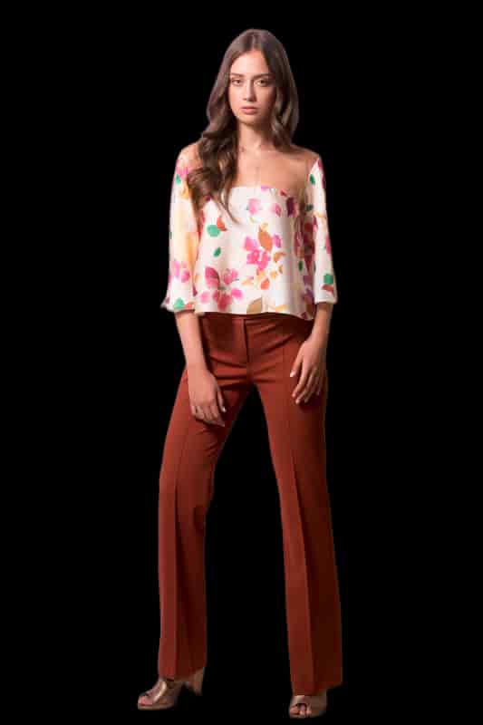BLUSA CARLOTA FLORES - miniatura 1
