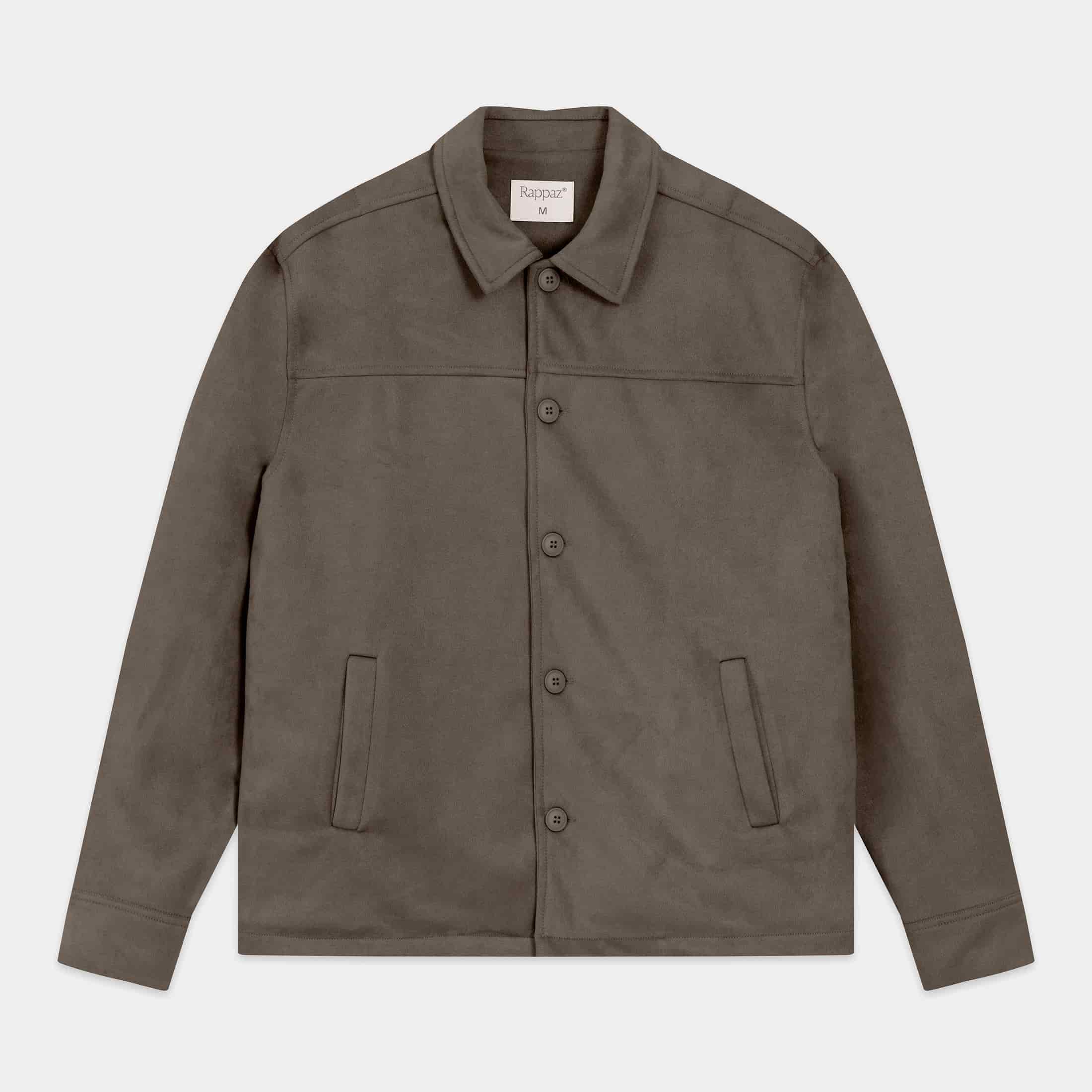 Suede Classic Jacket Verde Militar - miniatura 1