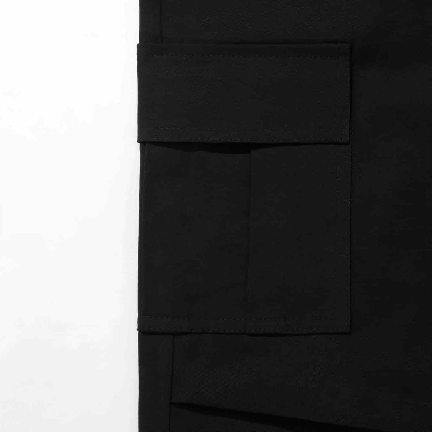 Classic Drill Jogger - Black - miniatura 6