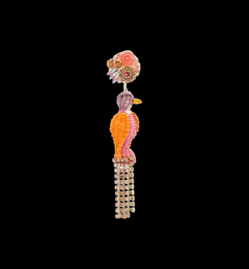 Aretes Loro Real - miniatura 2