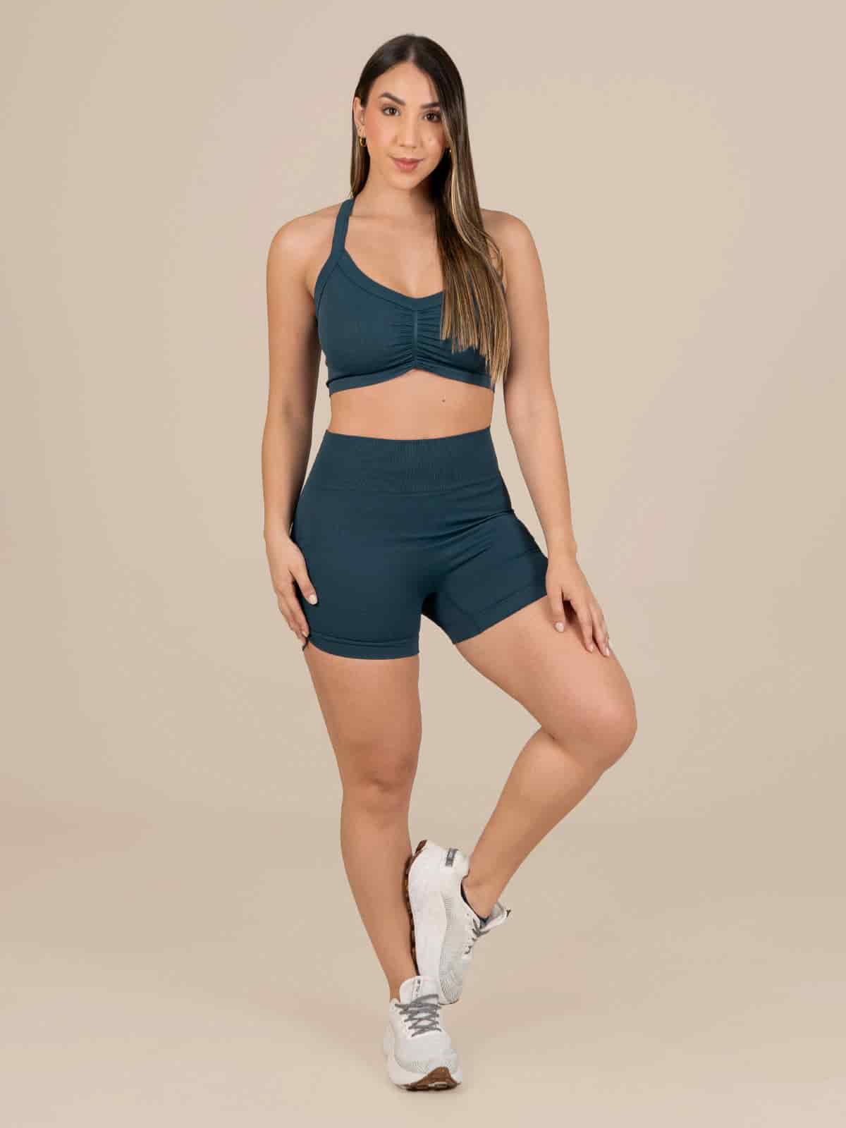 Talia short set seamless grizul - miniatura 1