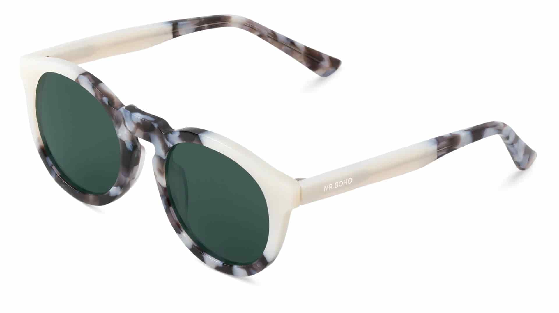 CREAM/ ASH TORTOISE JORDAAN WITH CLASSICAL LENSES - miniatura 2