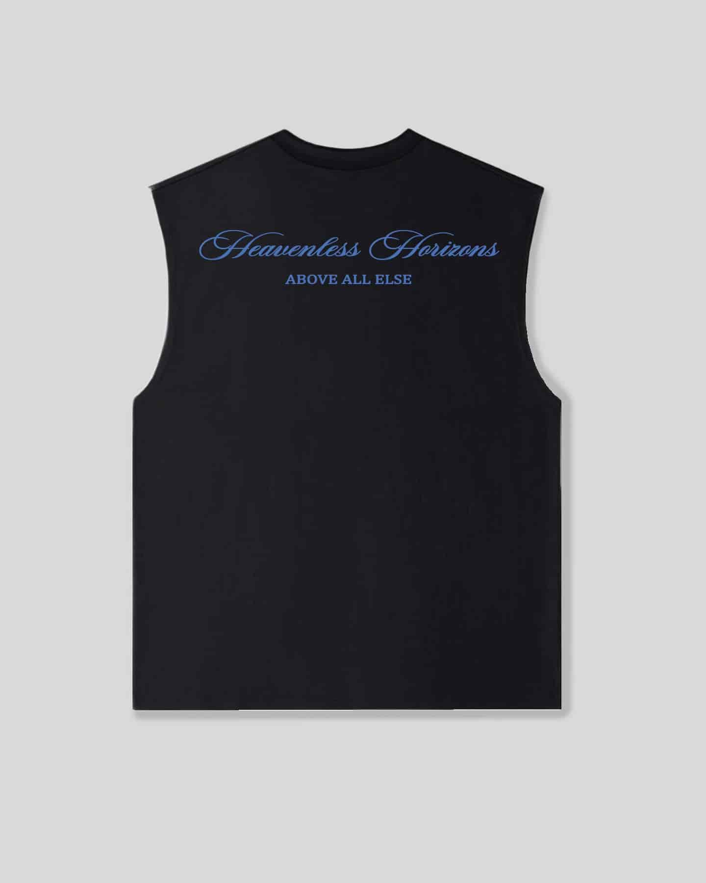 Oversized Sleeveless Higher Still Black - miniatura 2