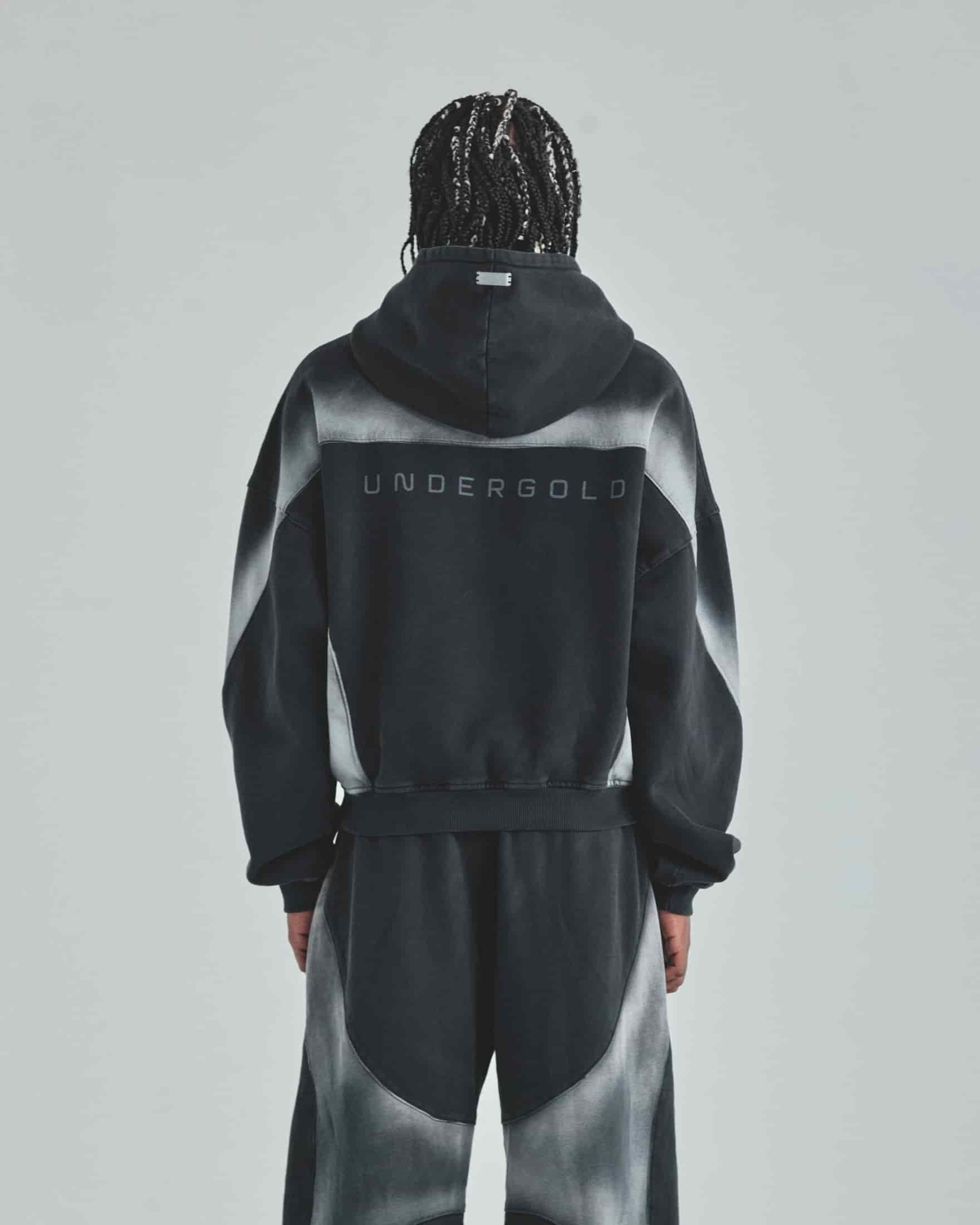Act 1 UG Boxy Fit Hoodie Sandblast Black - miniatura 7