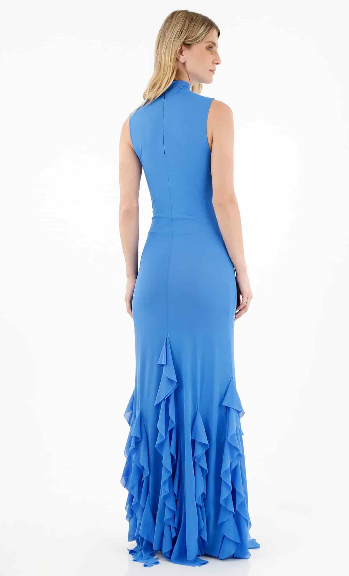 Vestido Largo Aneta Blue - miniatura 3