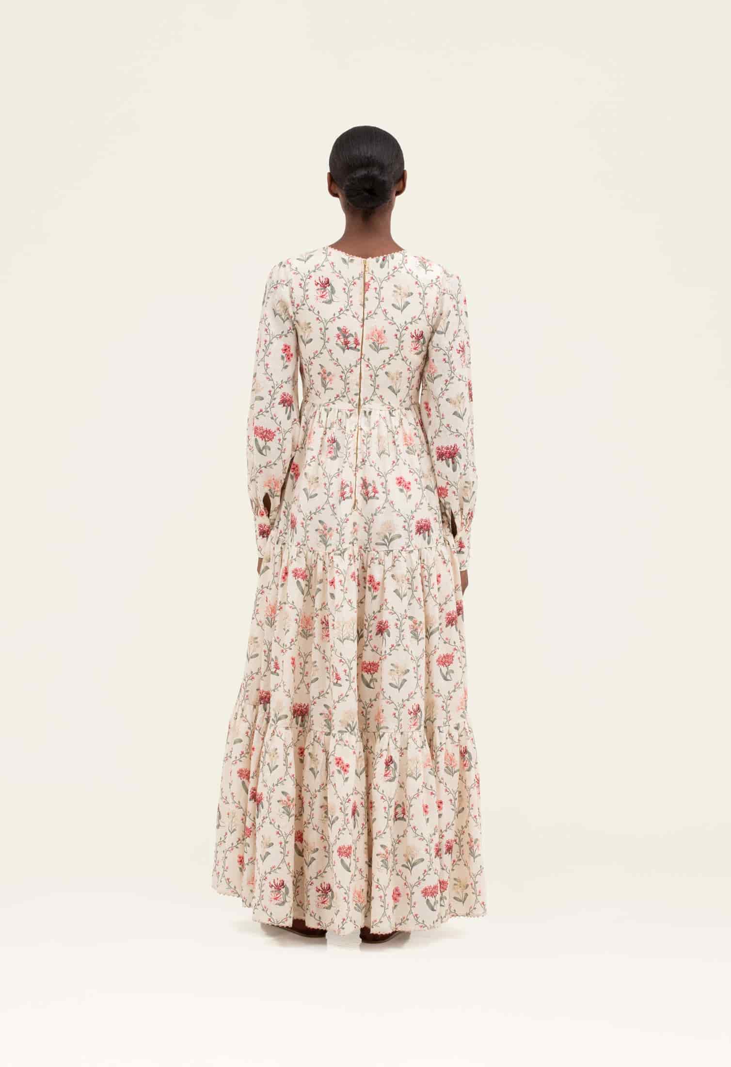 Nuez Orquidea Maxi Dress - miniatura 4