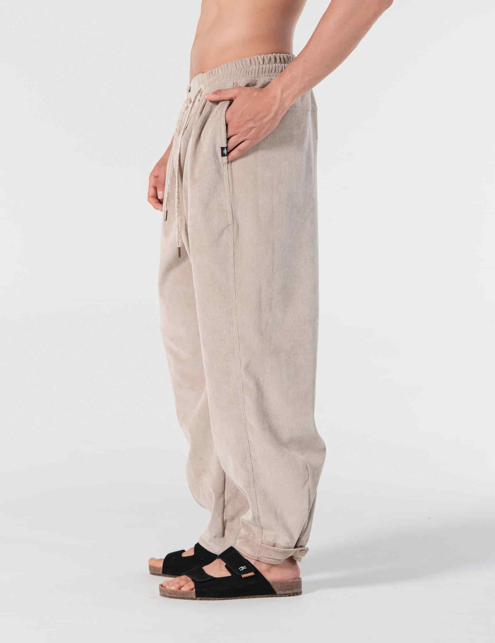 Pantalón Baggy Loose Fit Conexion Beige Hombre - miniatura 5