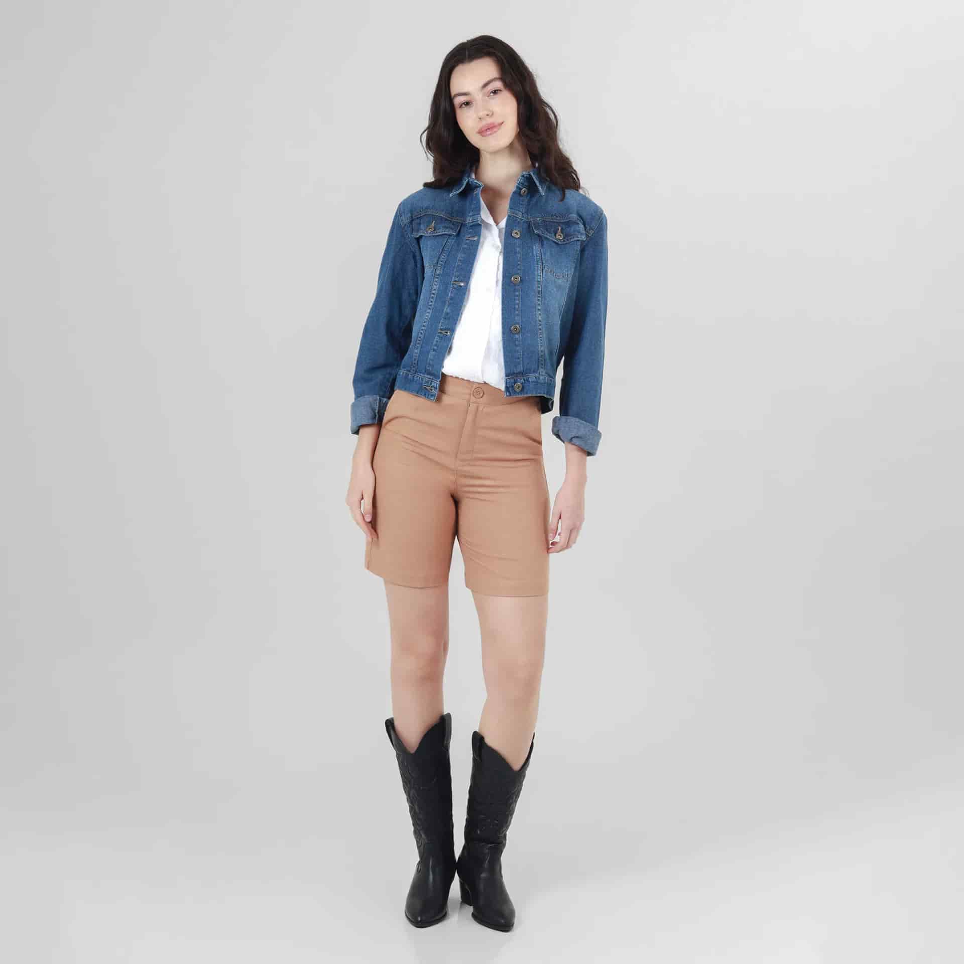Chaqueta Denim Con Detalle - miniatura 4