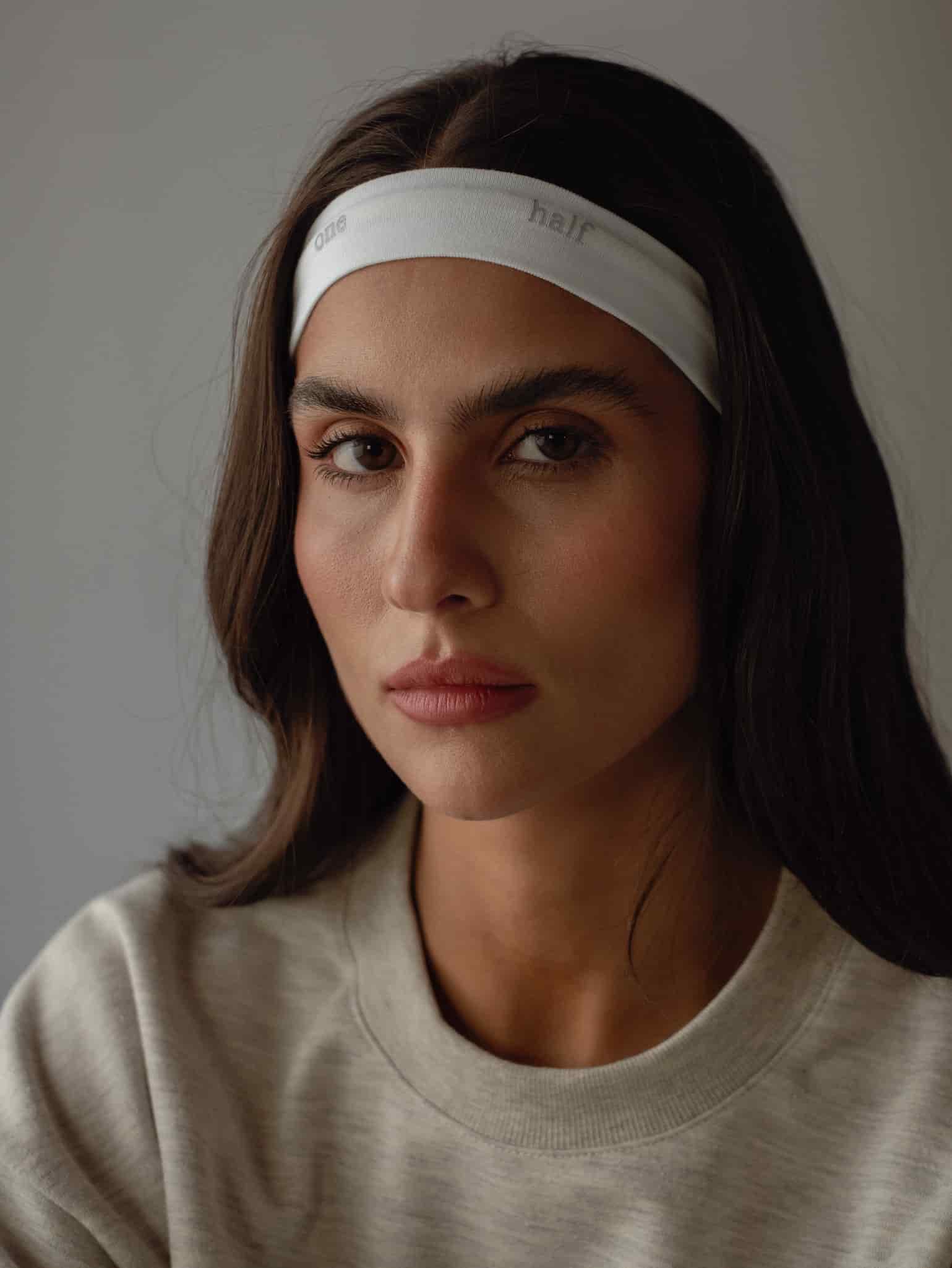 SLIM HEADBAND - SOFT WHITE - miniatura 1