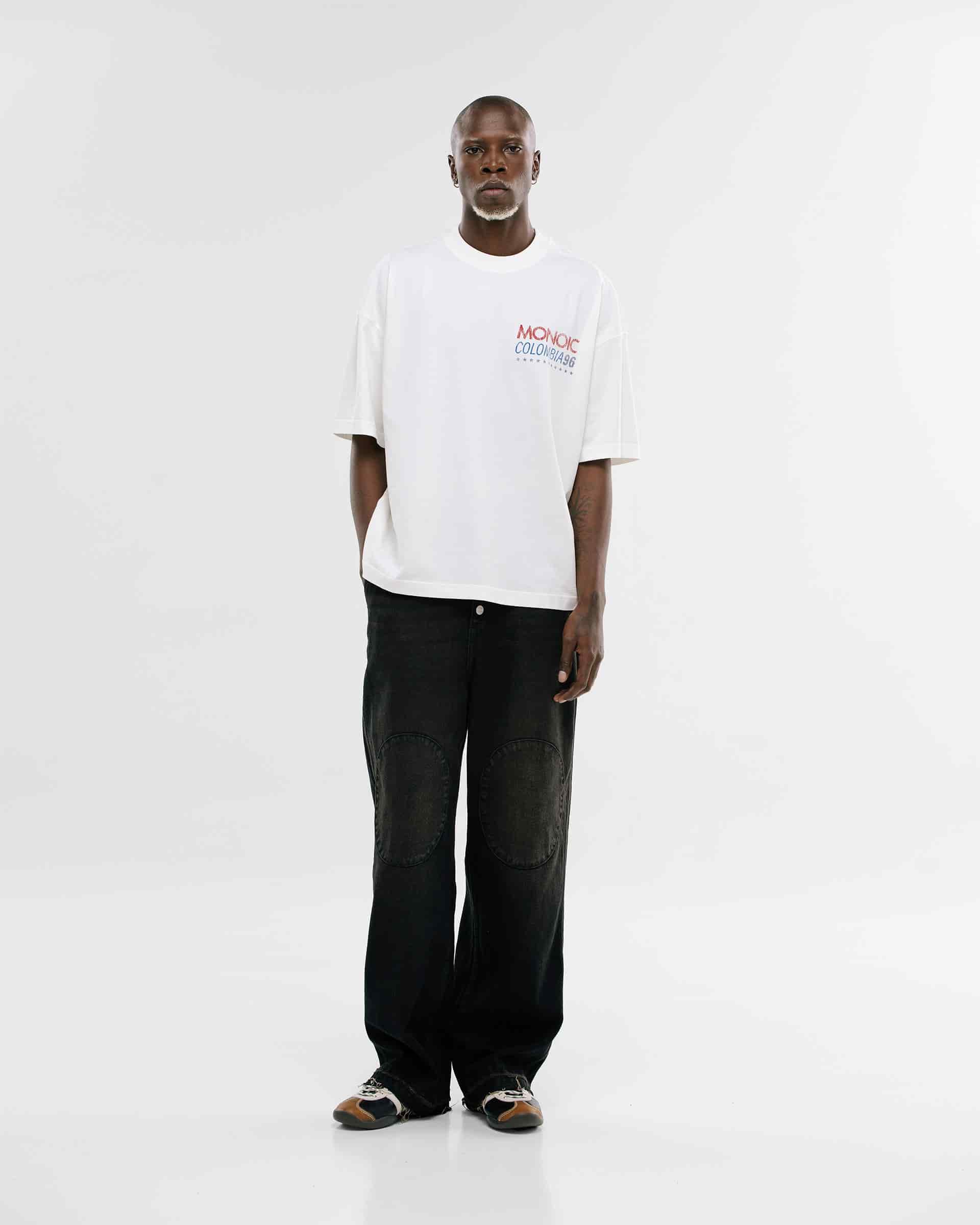 Camiseta Boxy Fit MONOIC F.C - Off White - miniatura 6