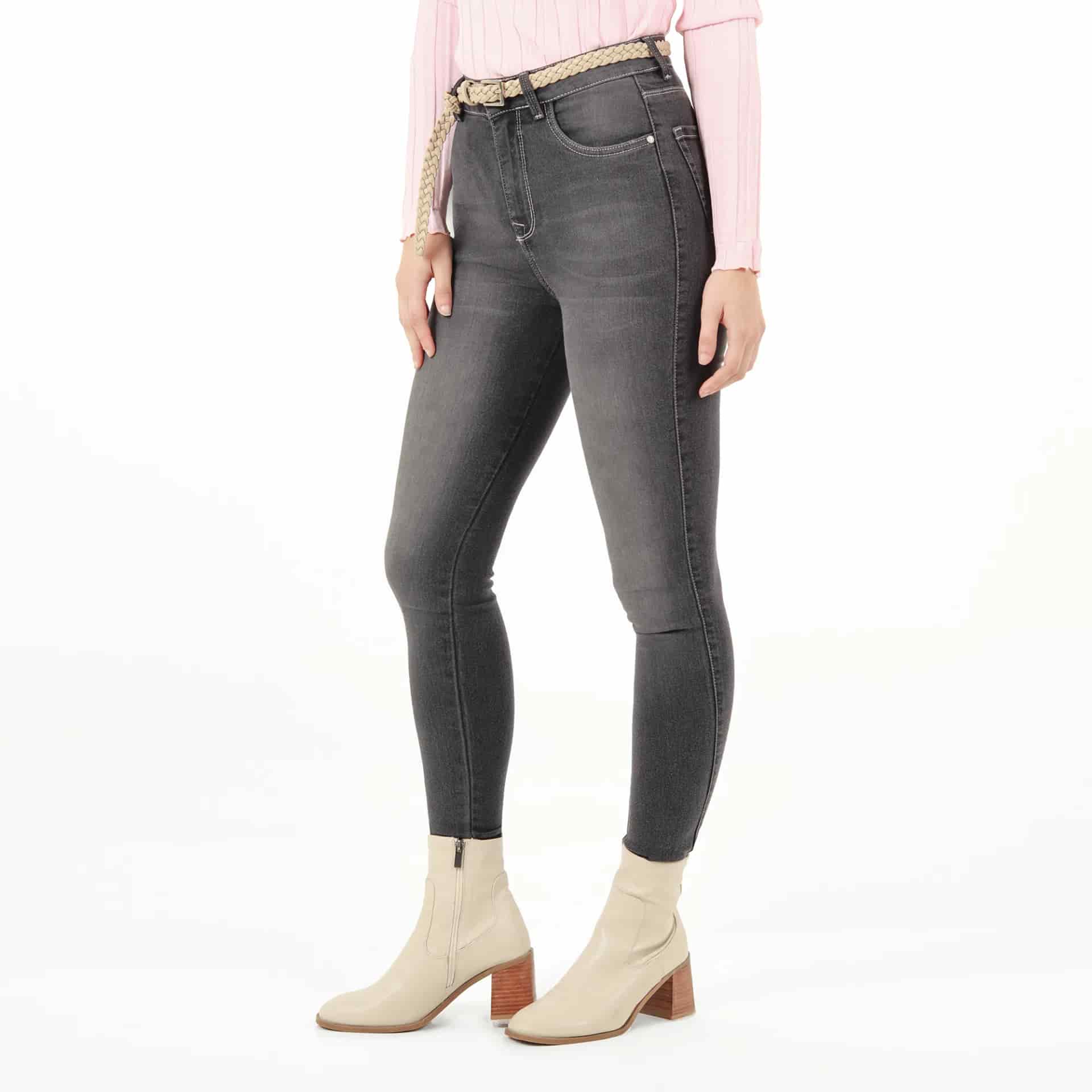 Jean Ilussion Tiro Medio Bota Skinny - miniatura 2