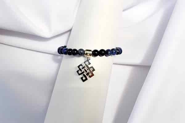 Pulsera Sodalita dije infinito - miniatura 2