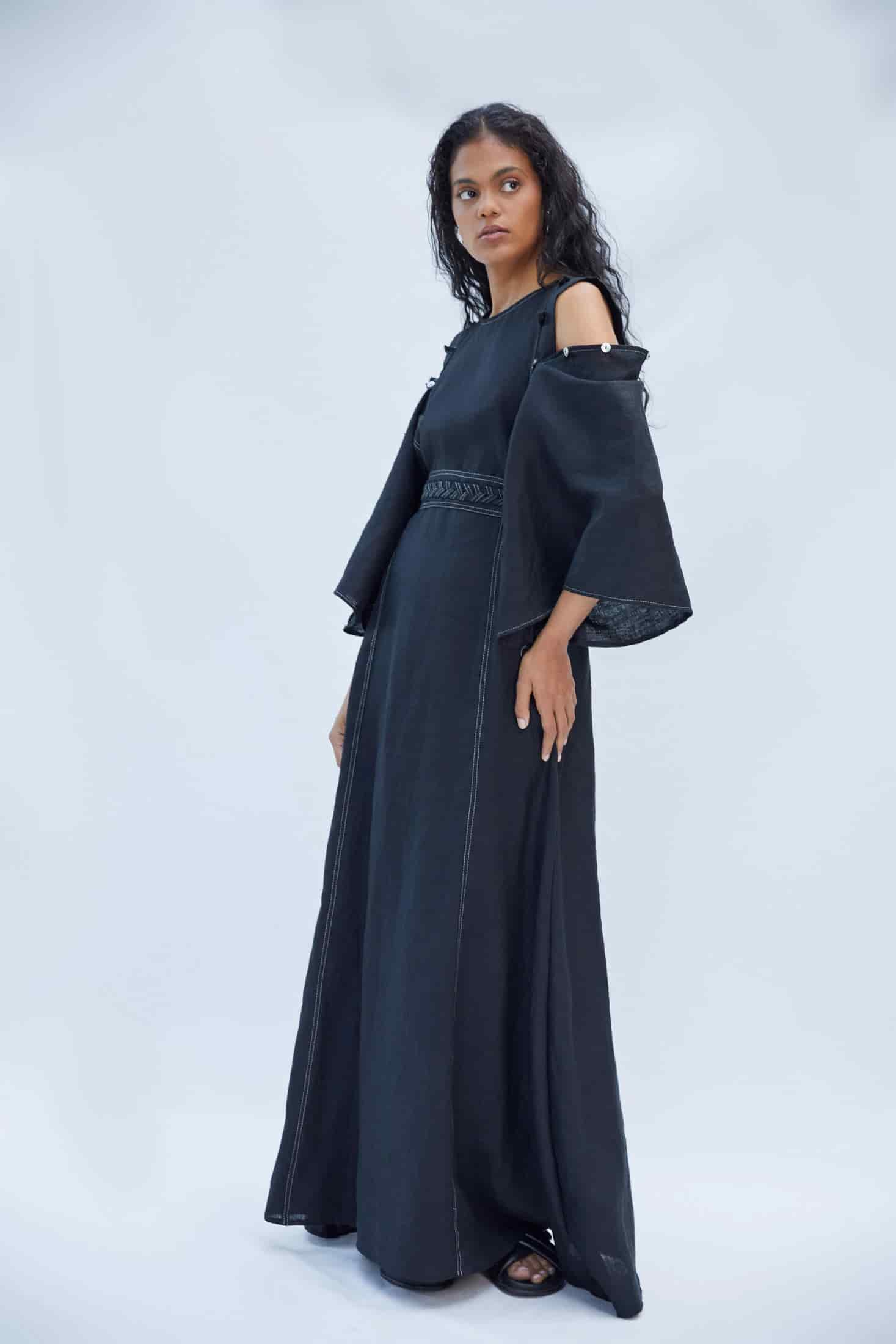 JULY DRESS BLACK - miniatura 2