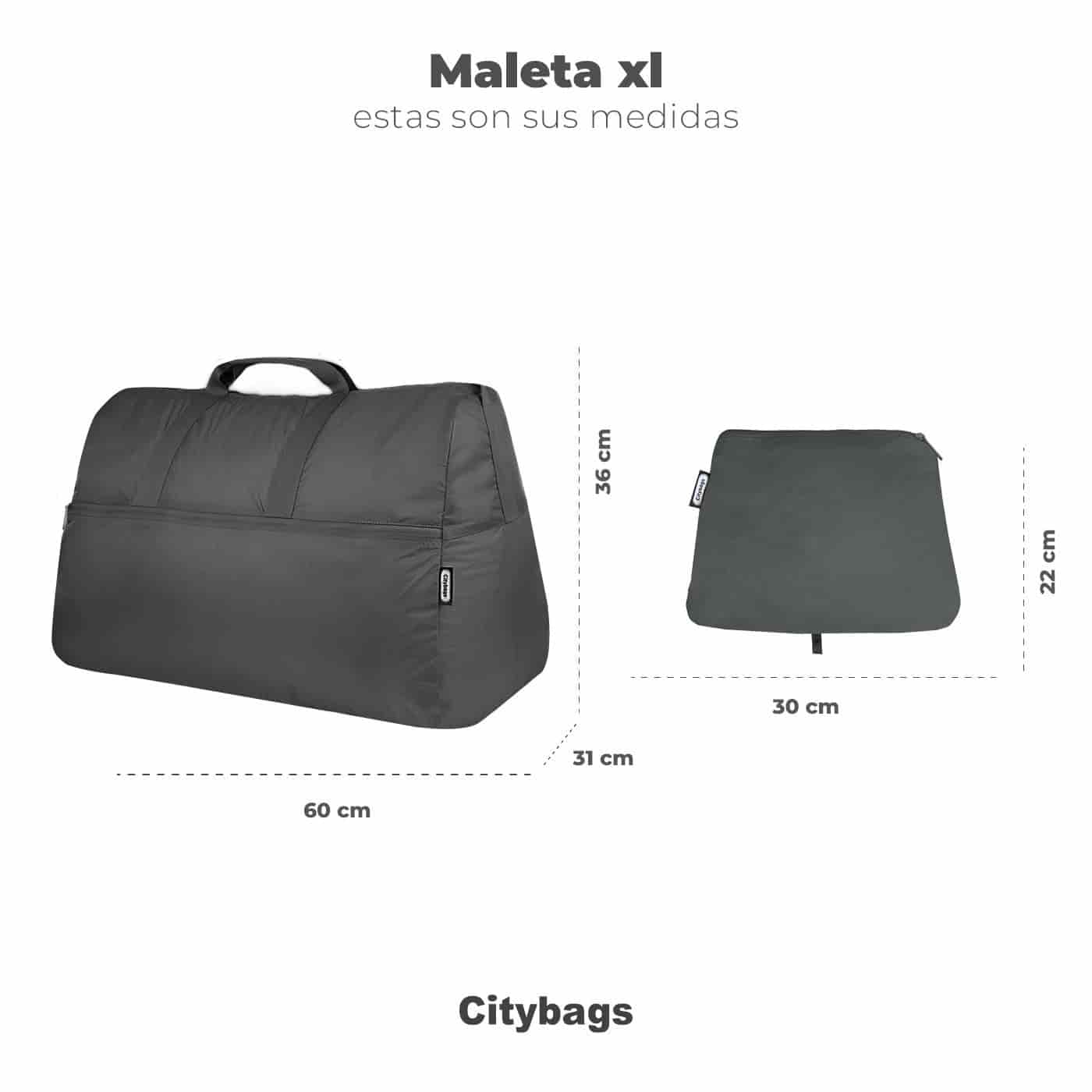 Maleta XL ULTRA Plegable Estampado Funk Citybags - miniatura 5