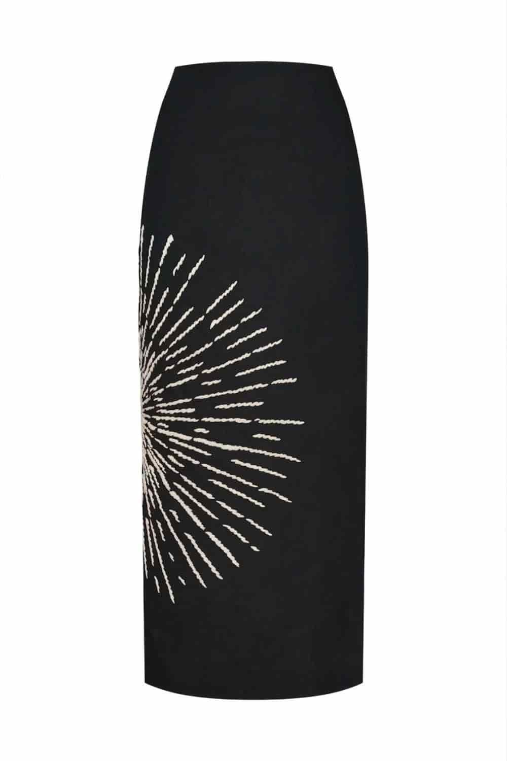 Falda venecia negro - miniatura 2