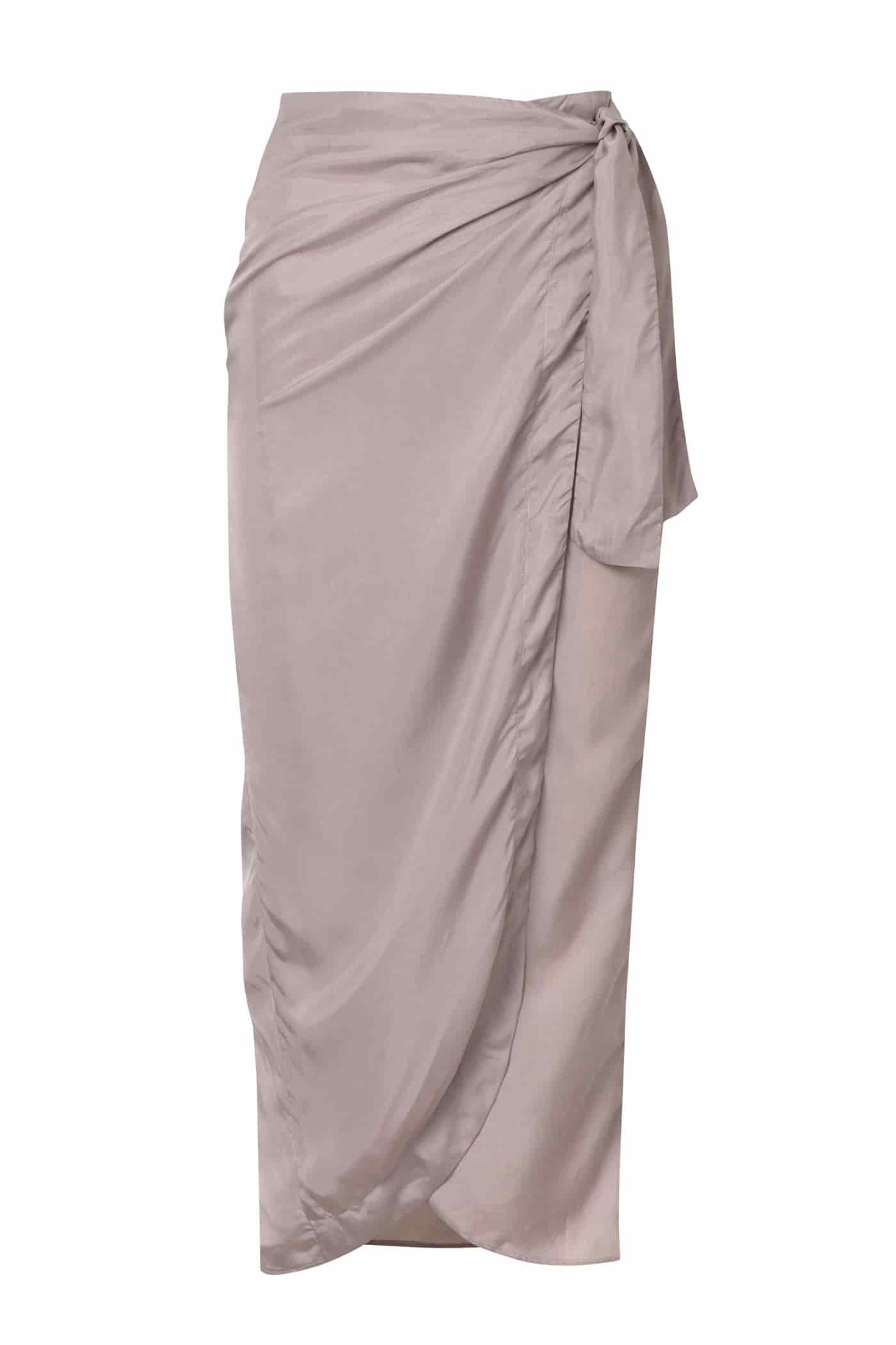 Set Cupro Wrap Skirt + Cupro Blouse - miniatura 6