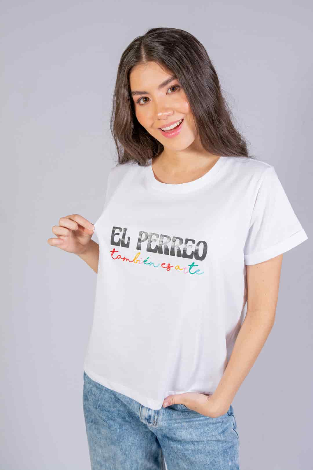 El Perreo es Arte Oversized Tee - miniatura 3