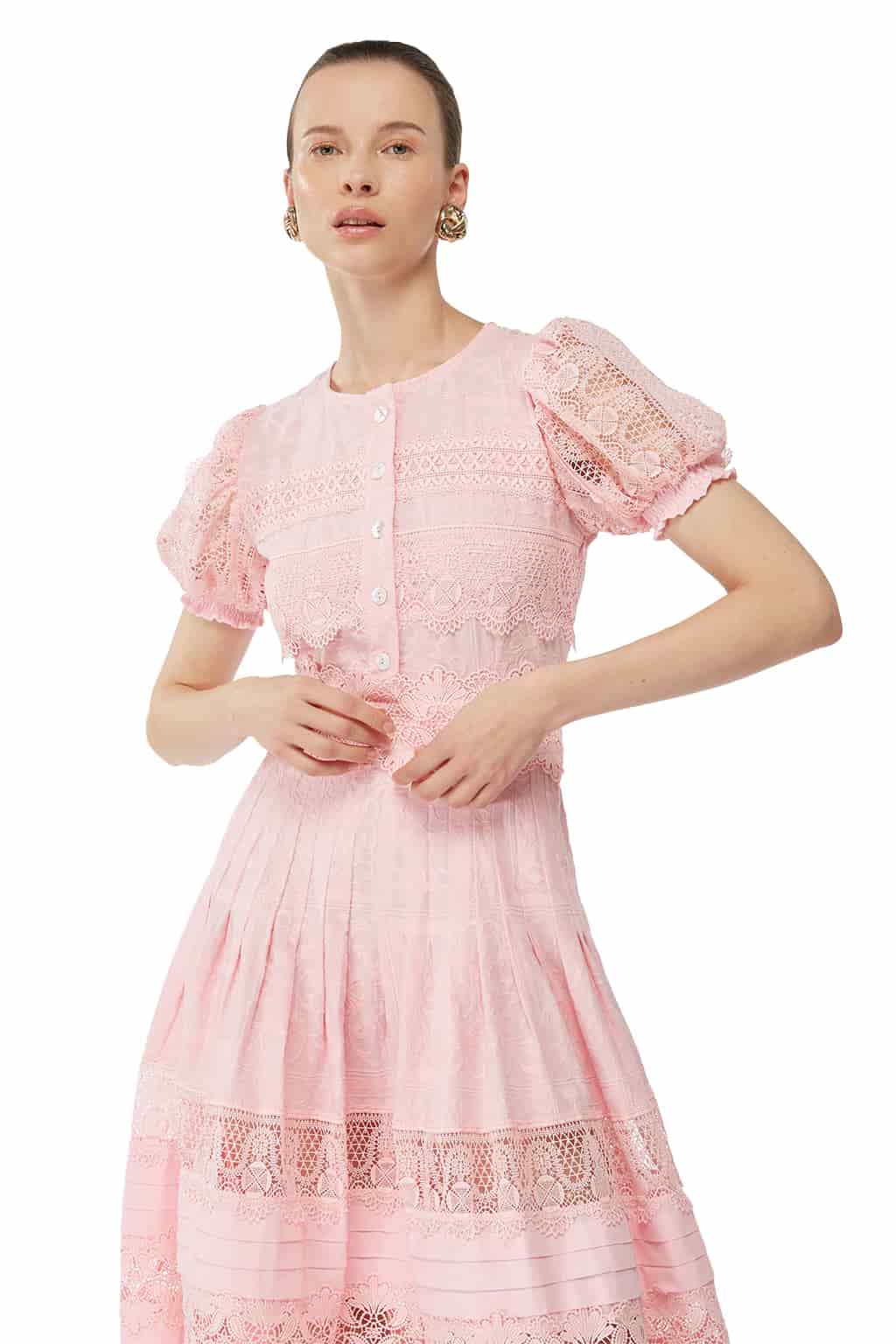 ETOILE MIDI DRESS PINK - miniatura 1