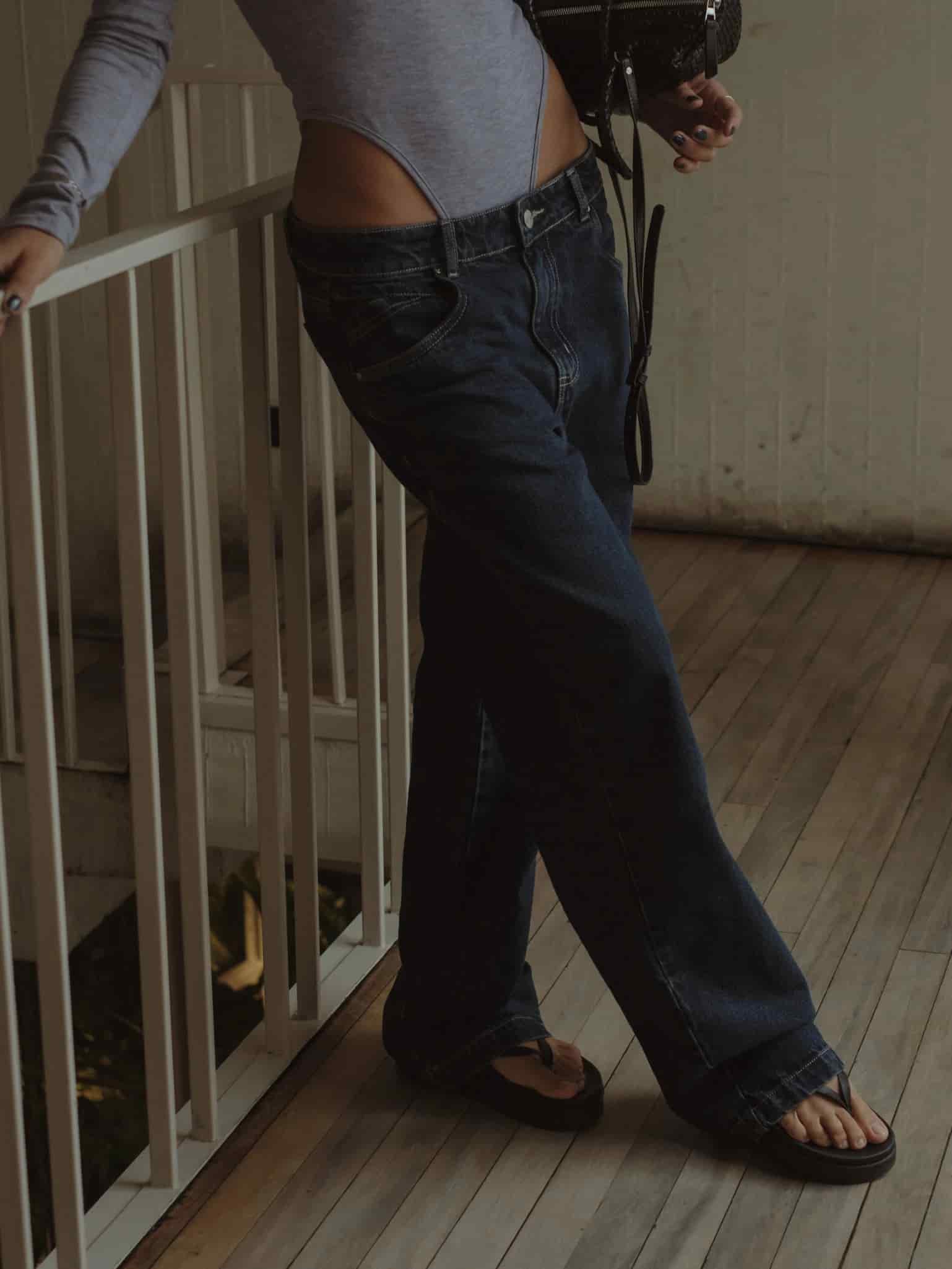 CAMPUS STRAIGHT JEAN - RAW DENIM - miniatura 3