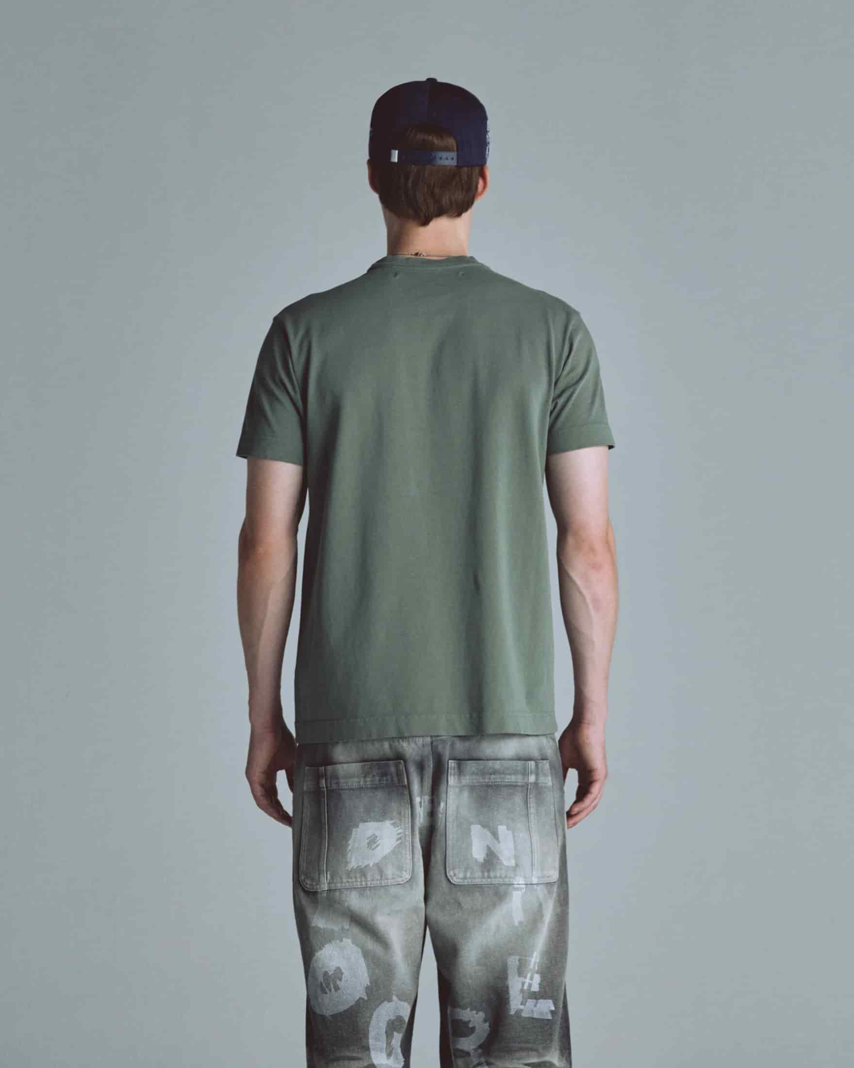 Basics Undergold Company Regular Fit Tshirt Olive Green - miniatura 14