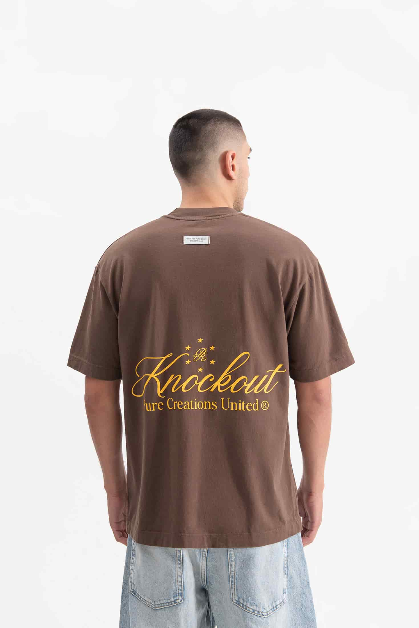 knockout brown t-shirt - miniatura 3