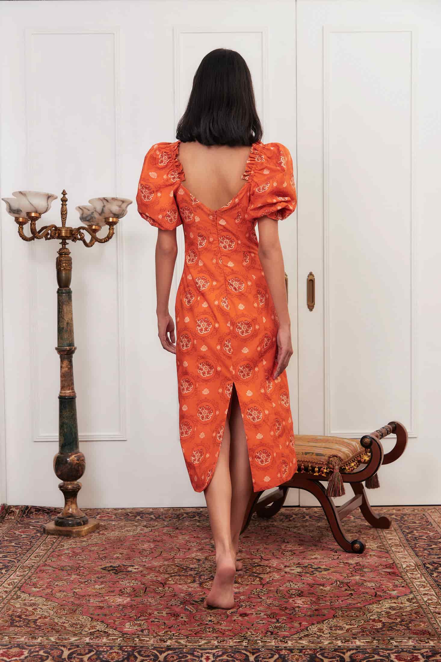 Semilla de Girasol Midi Dress - miniatura 4