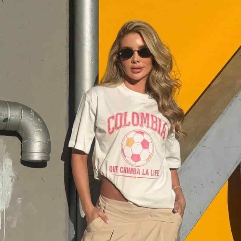 CAMISA COLOMBIA EN ROSADO - miniatura 4