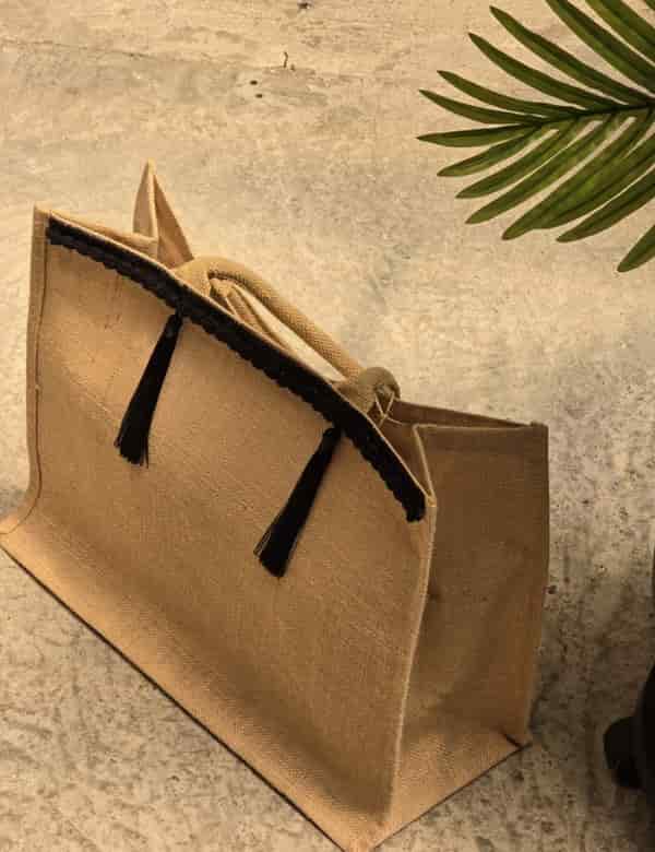Bolso Beige con Negro - miniatura 2