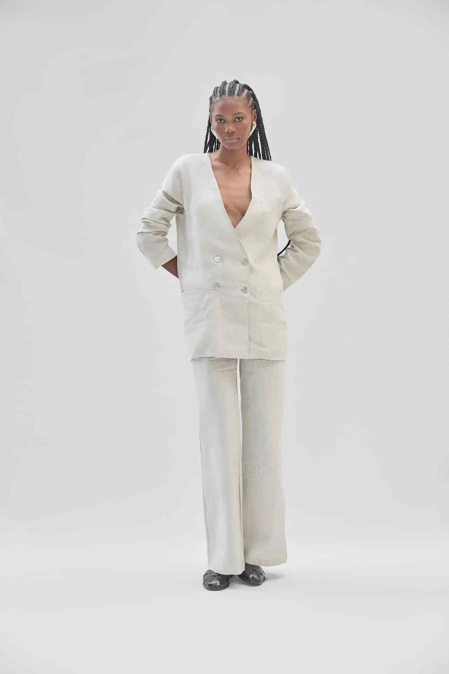 VAL PANTS NATURAL - miniatura 1