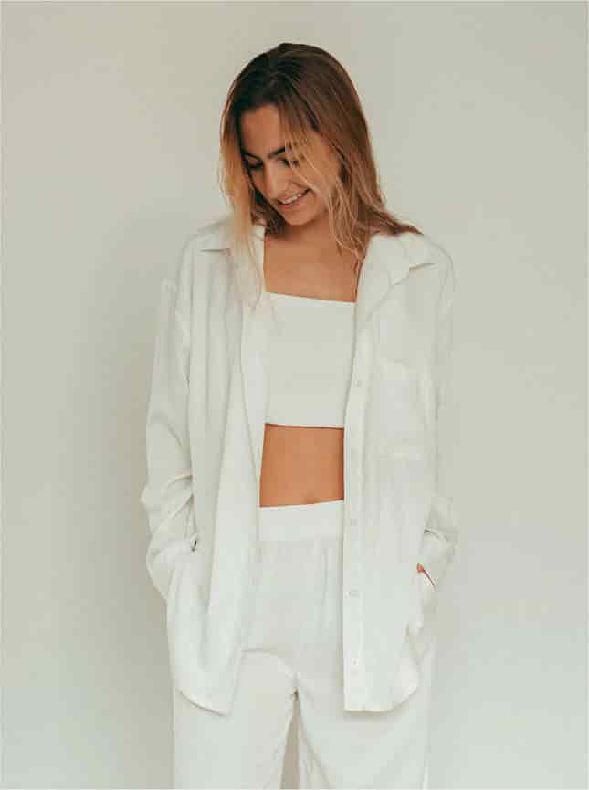 Shirt Breezy Manga Larga - Creamy - miniatura 1
