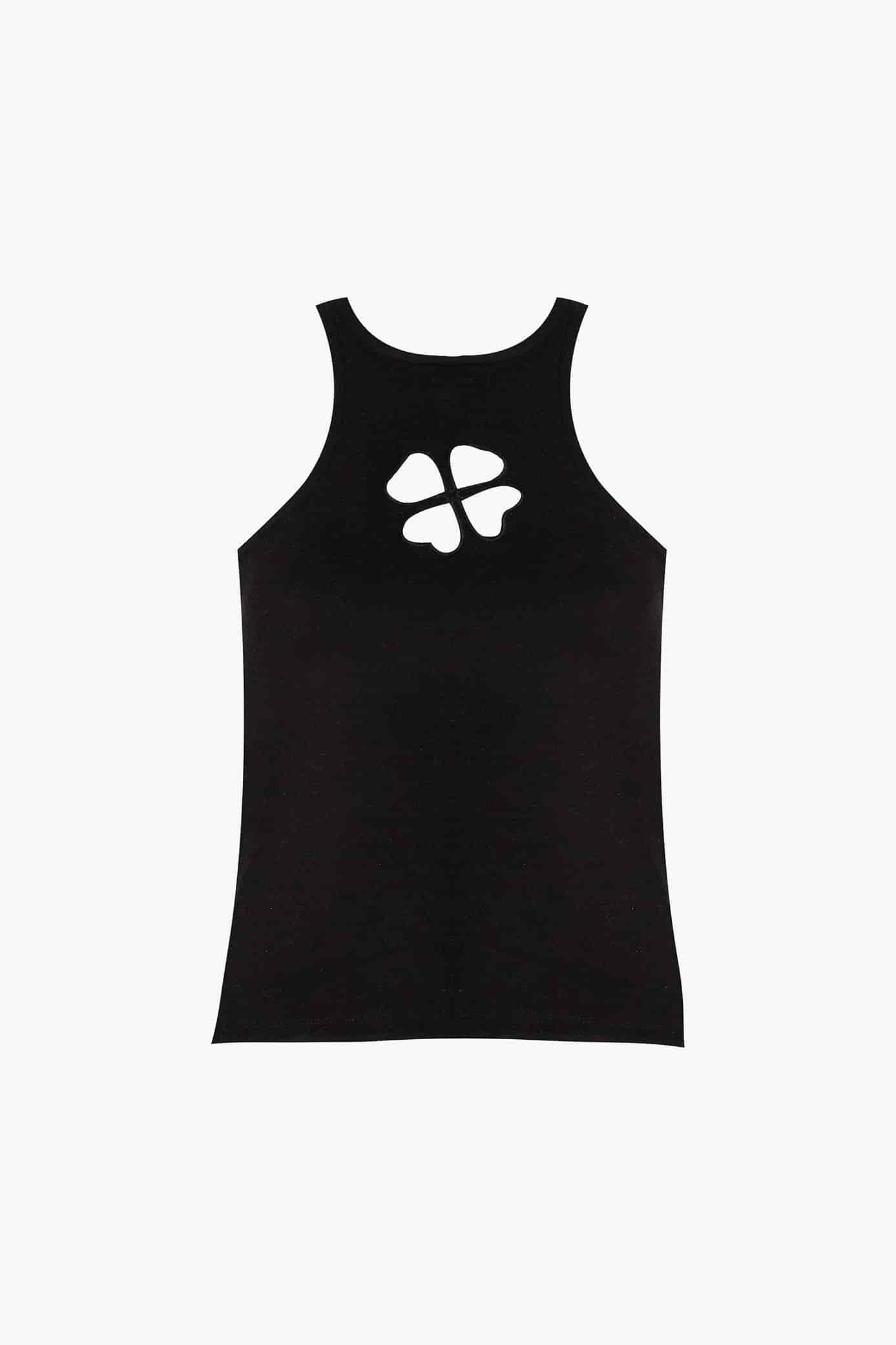 Trébol Tank Top Negro - miniatura 6