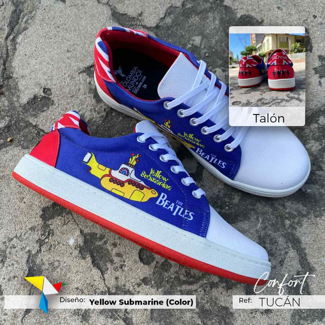 Yellow Submarine (color) – Tenis TUCÁN - miniatura 1