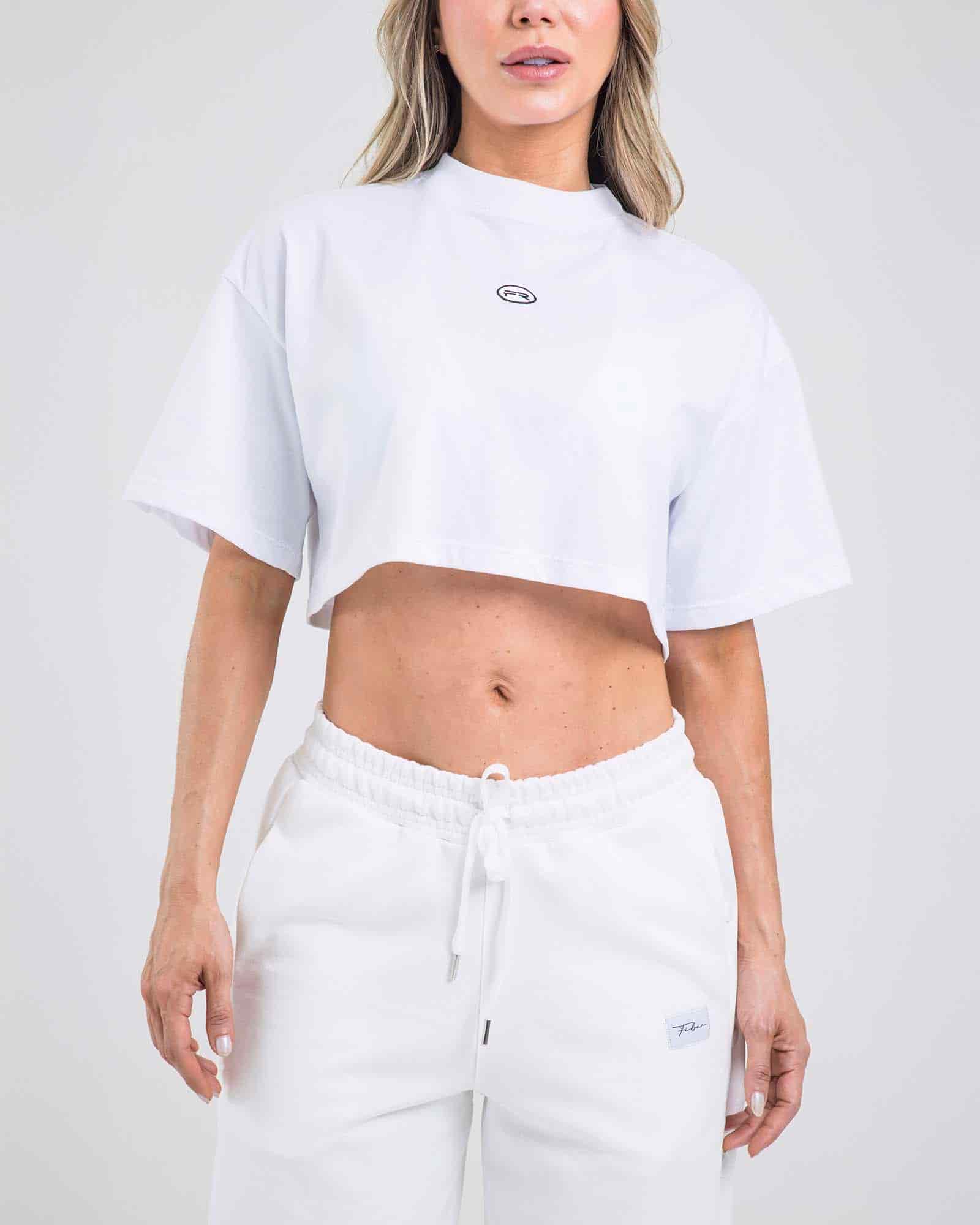 Camiseta bold trace blanco outdoor FIBER - miniatura 3