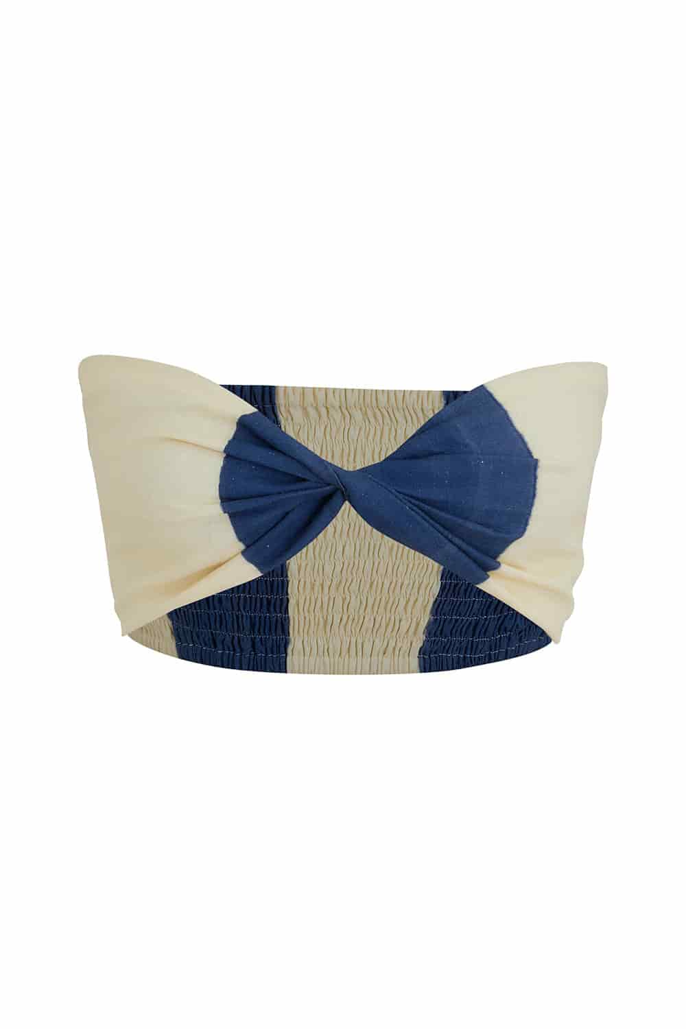 Crop top cleo azul ivory - miniatura 2