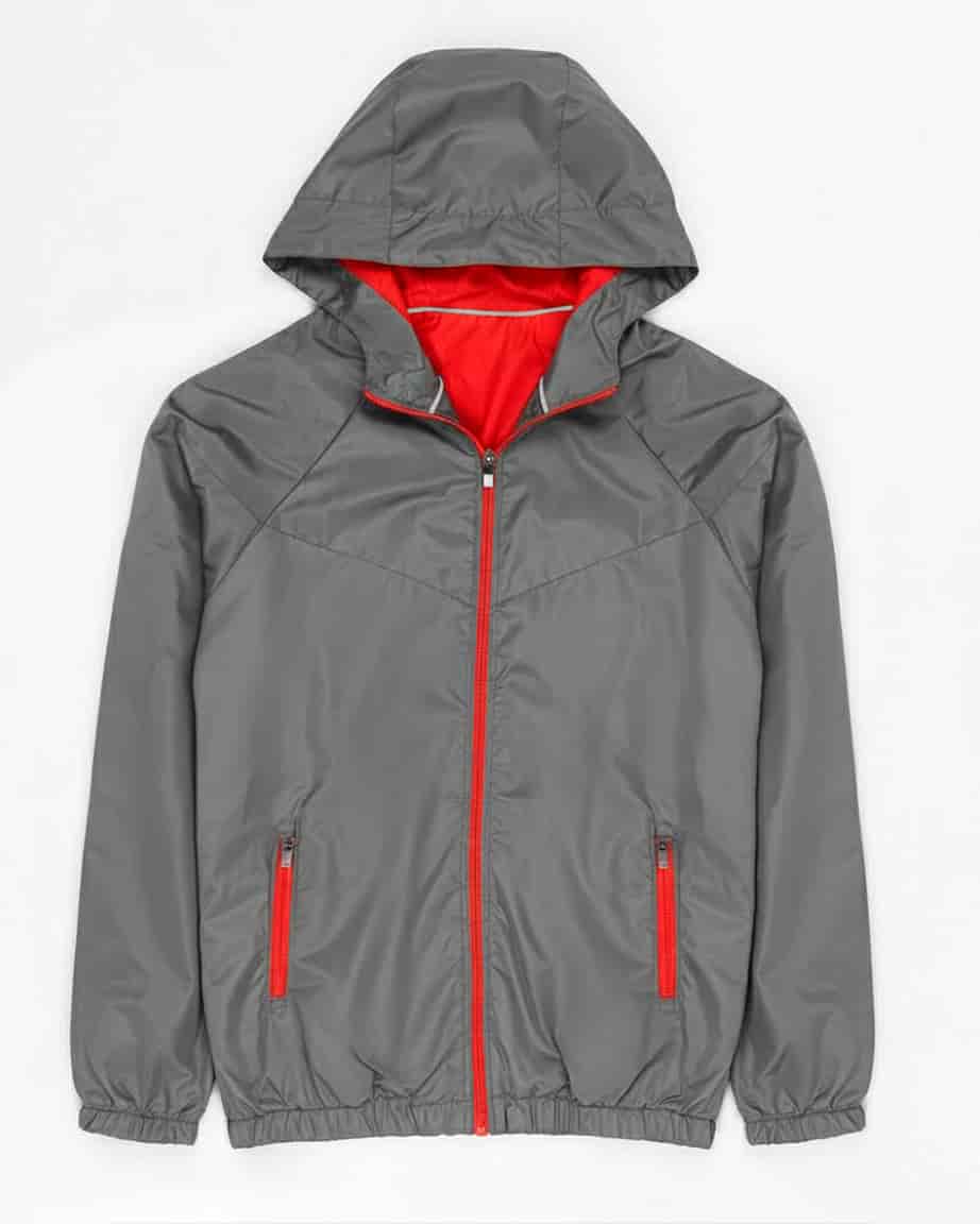 Chaqueta Cyclone Gris Con Cremallera Roja OUTLET - miniatura 5