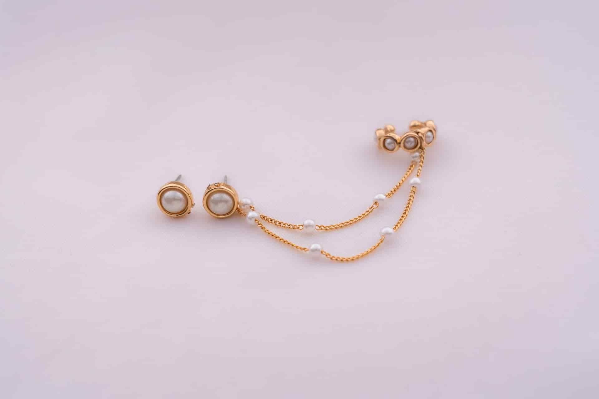 Set Arete 2 en 1 Perlas - miniatura 3