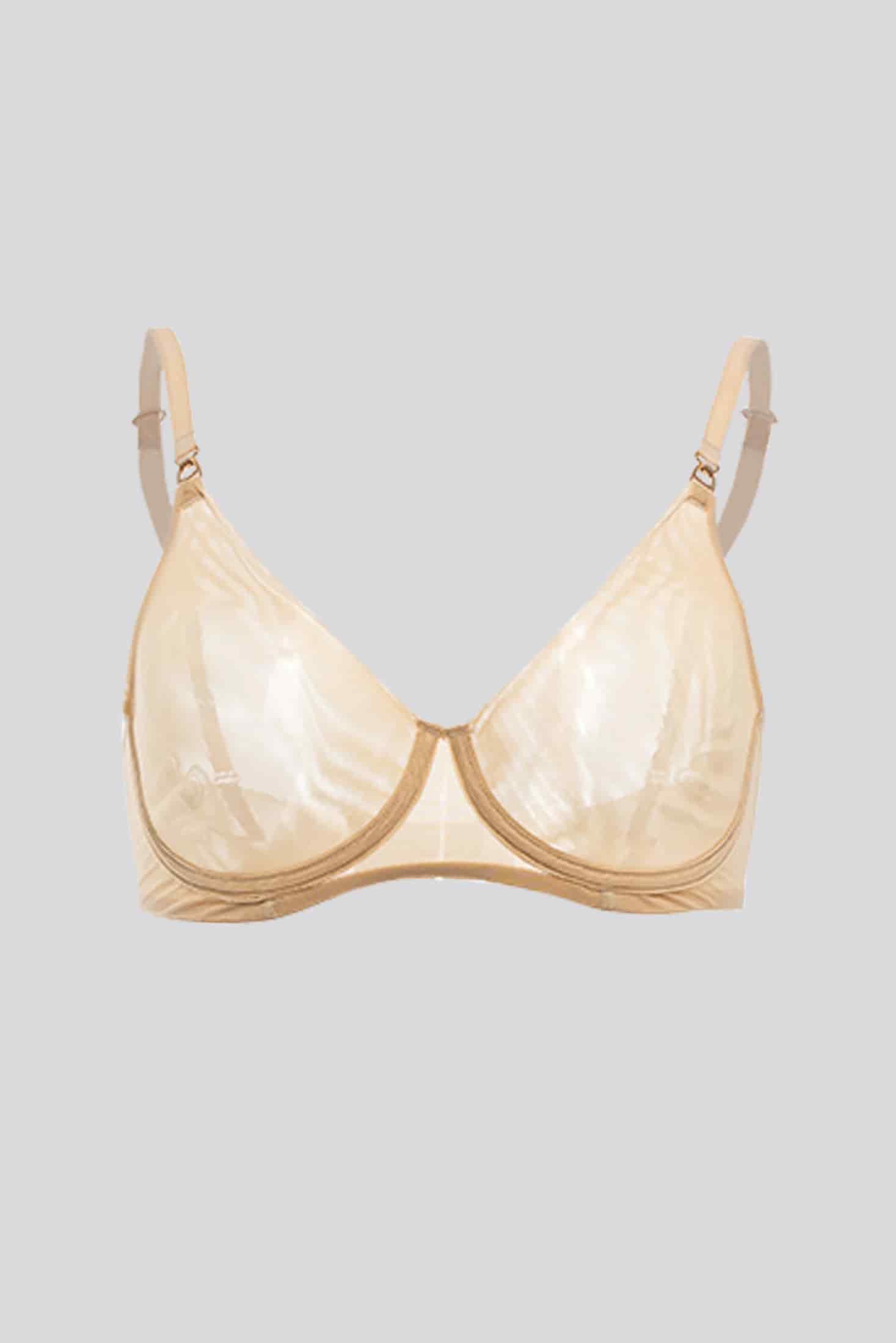 BRASIER ELLIPSE EN TUL CON ARO INVISIBLE ULTRA COMODO ALMA LIMPIA PIEL - miniatura 3