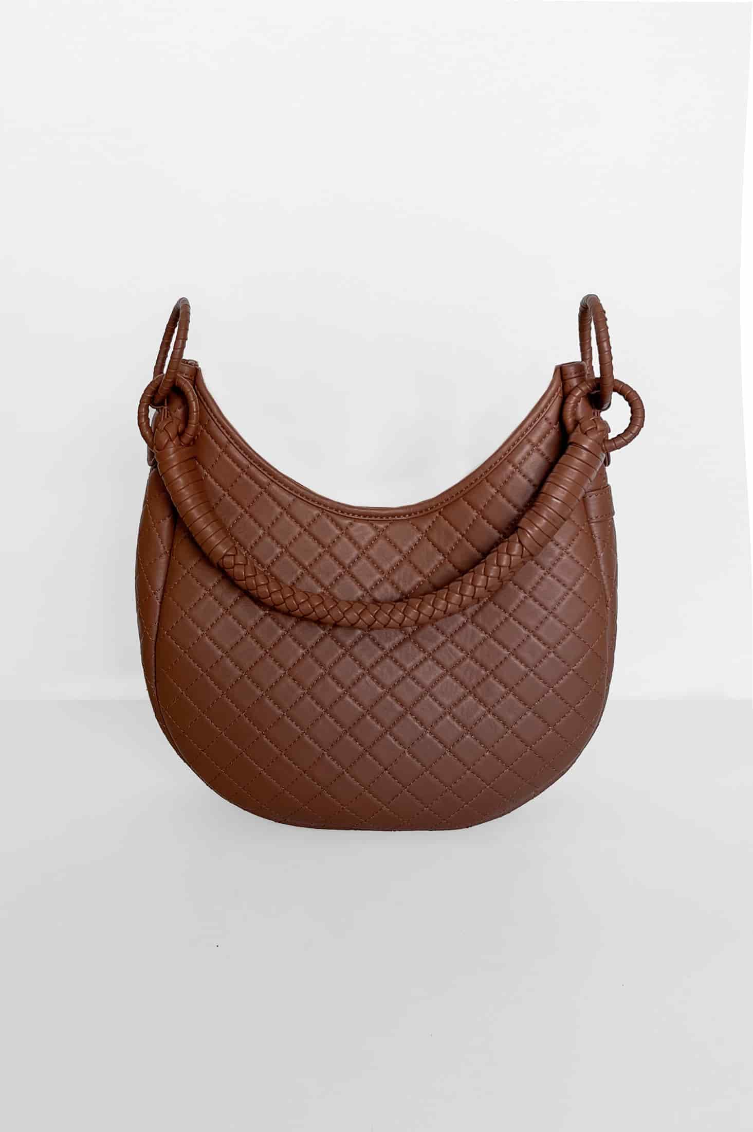 Saddle Shoulder Bag, Brandy - miniatura 2