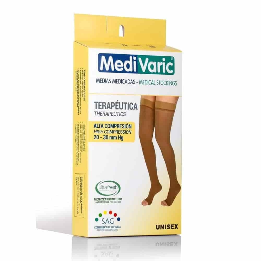 Medias Muslo Alta Compresión 20-30 mmHg - miniatura 1