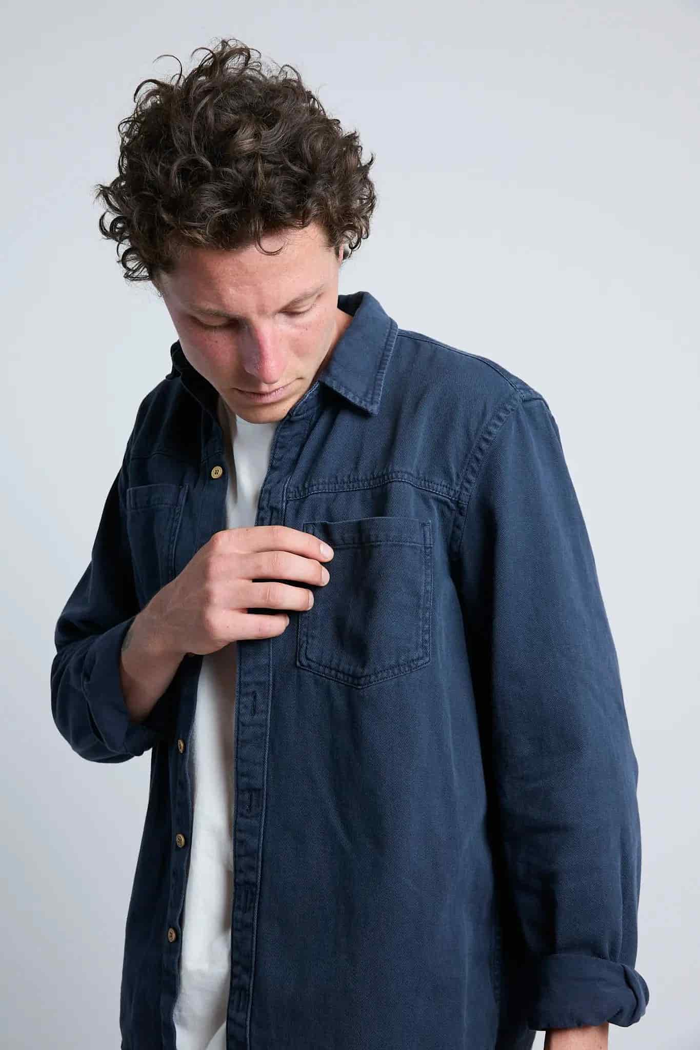 Sobrecamisa azul - miniatura 1